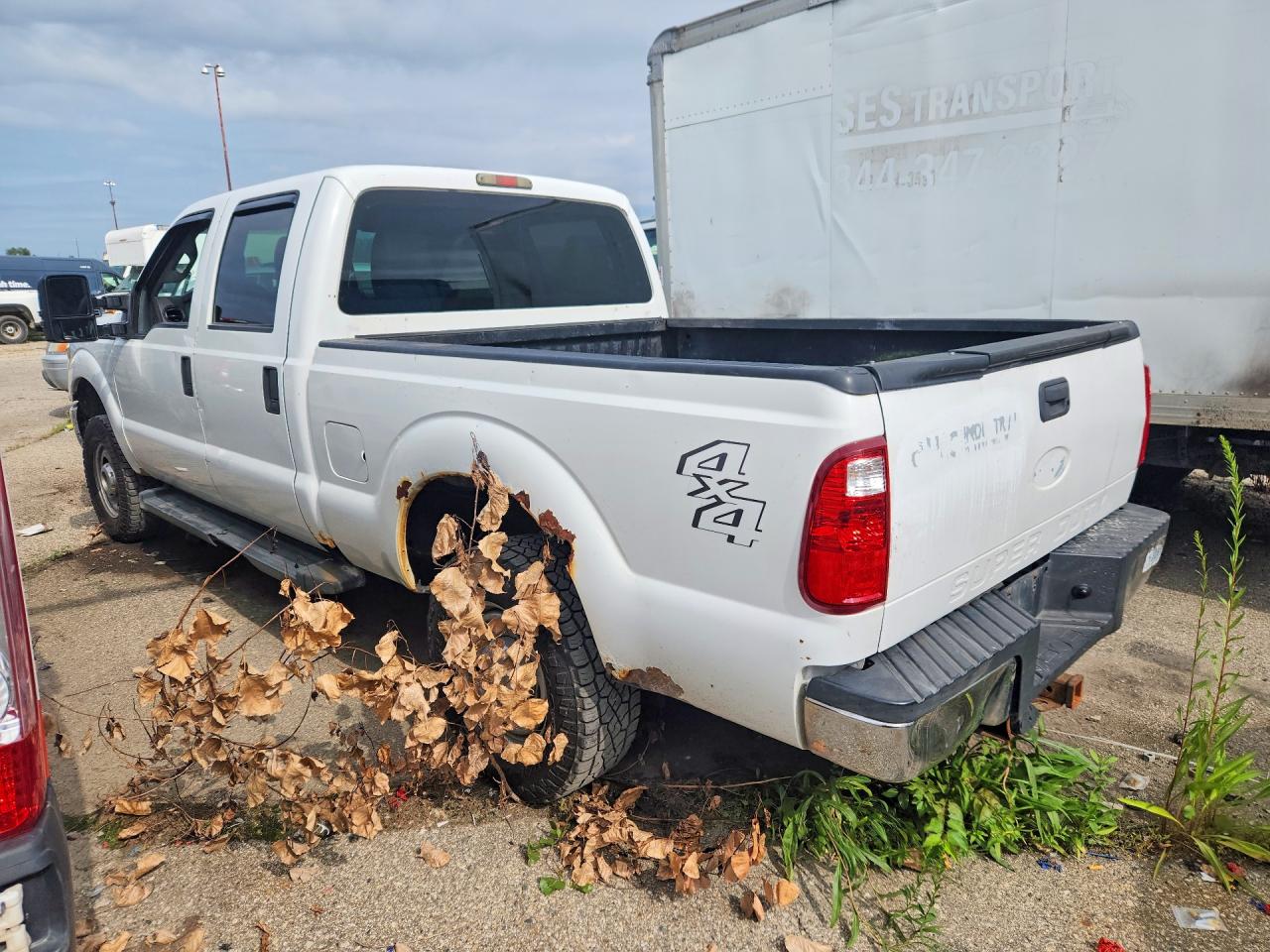 2011 Ford F250 Super Duty Белый vin: 1FT7W2B60BEC06614