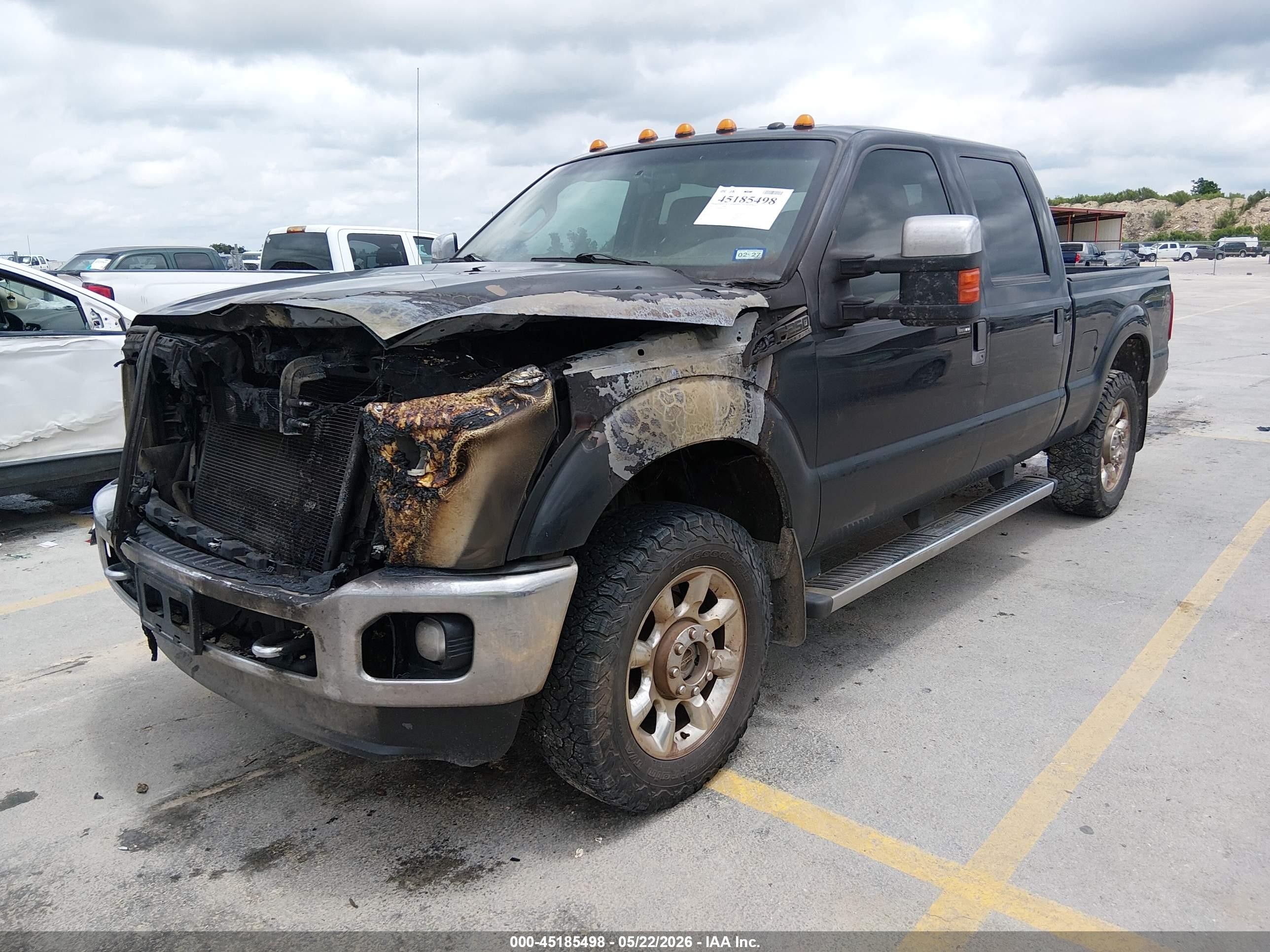 2011 Ford F-250 Xlt Black vin: 1FT7W2B60BEC19931