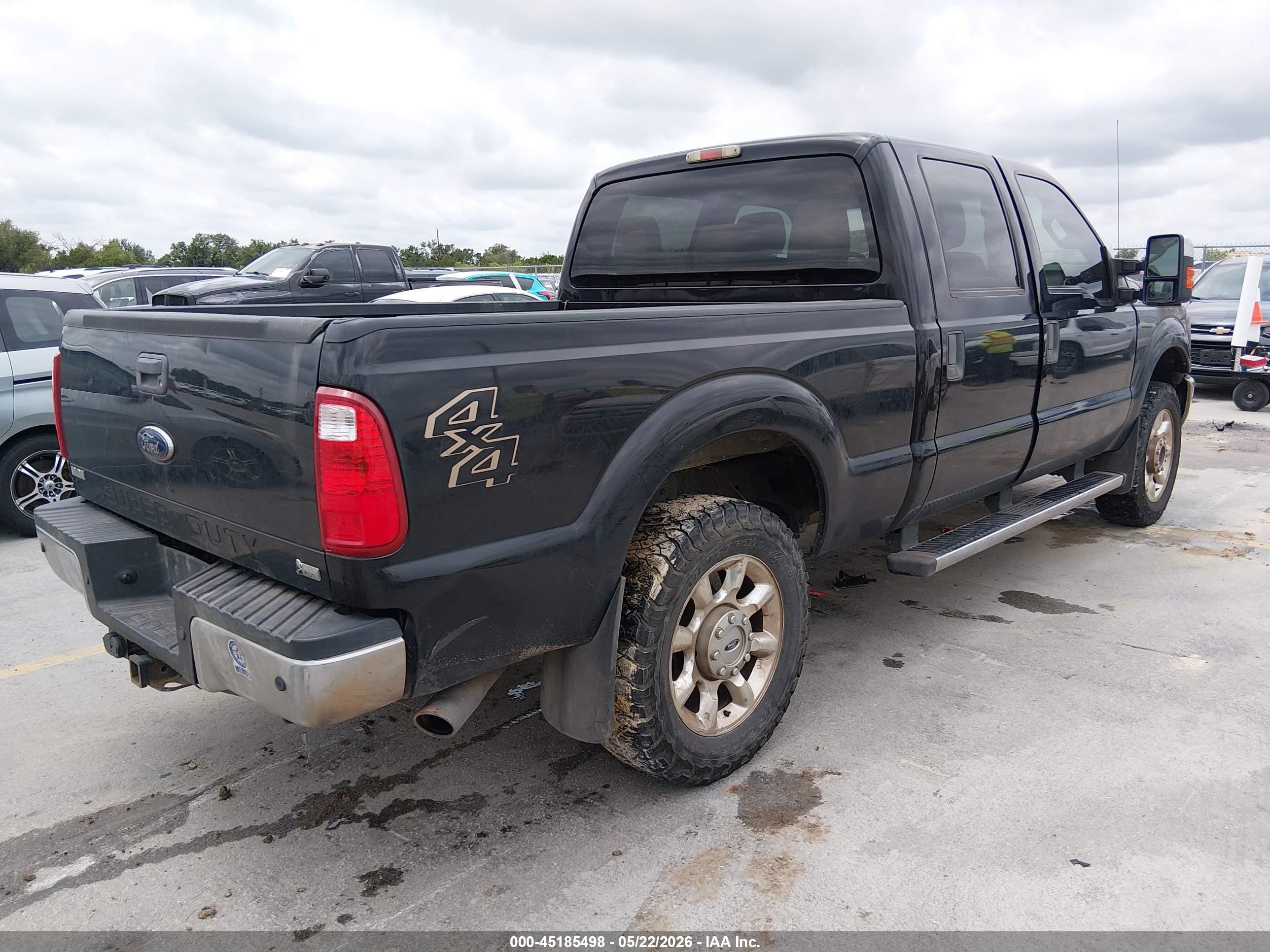 2011 Ford F-250 Xlt Black vin: 1FT7W2B60BEC19931