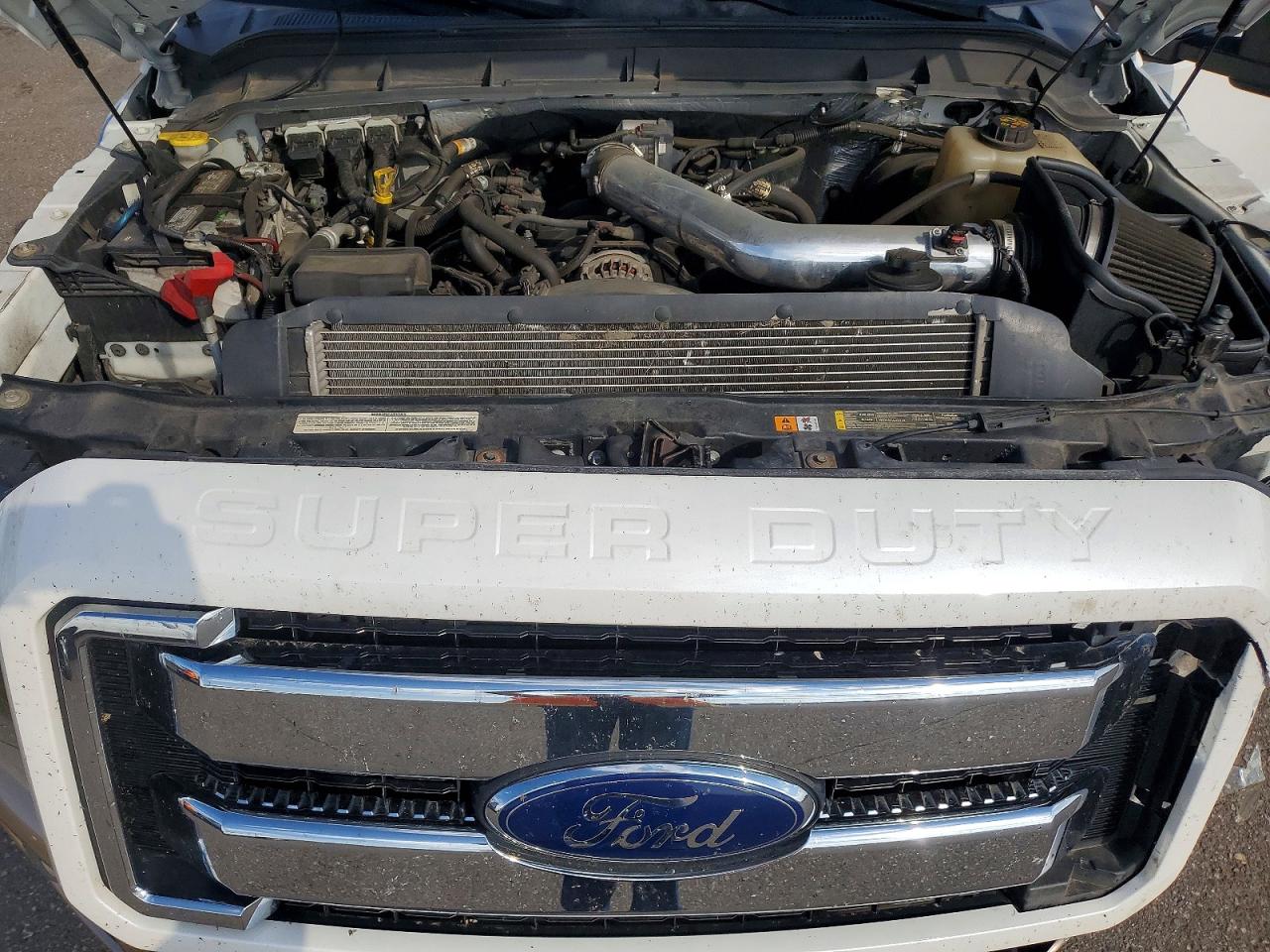 2012 Ford F250 Super Duty White vin: 1FT7W2B60CEC91391
