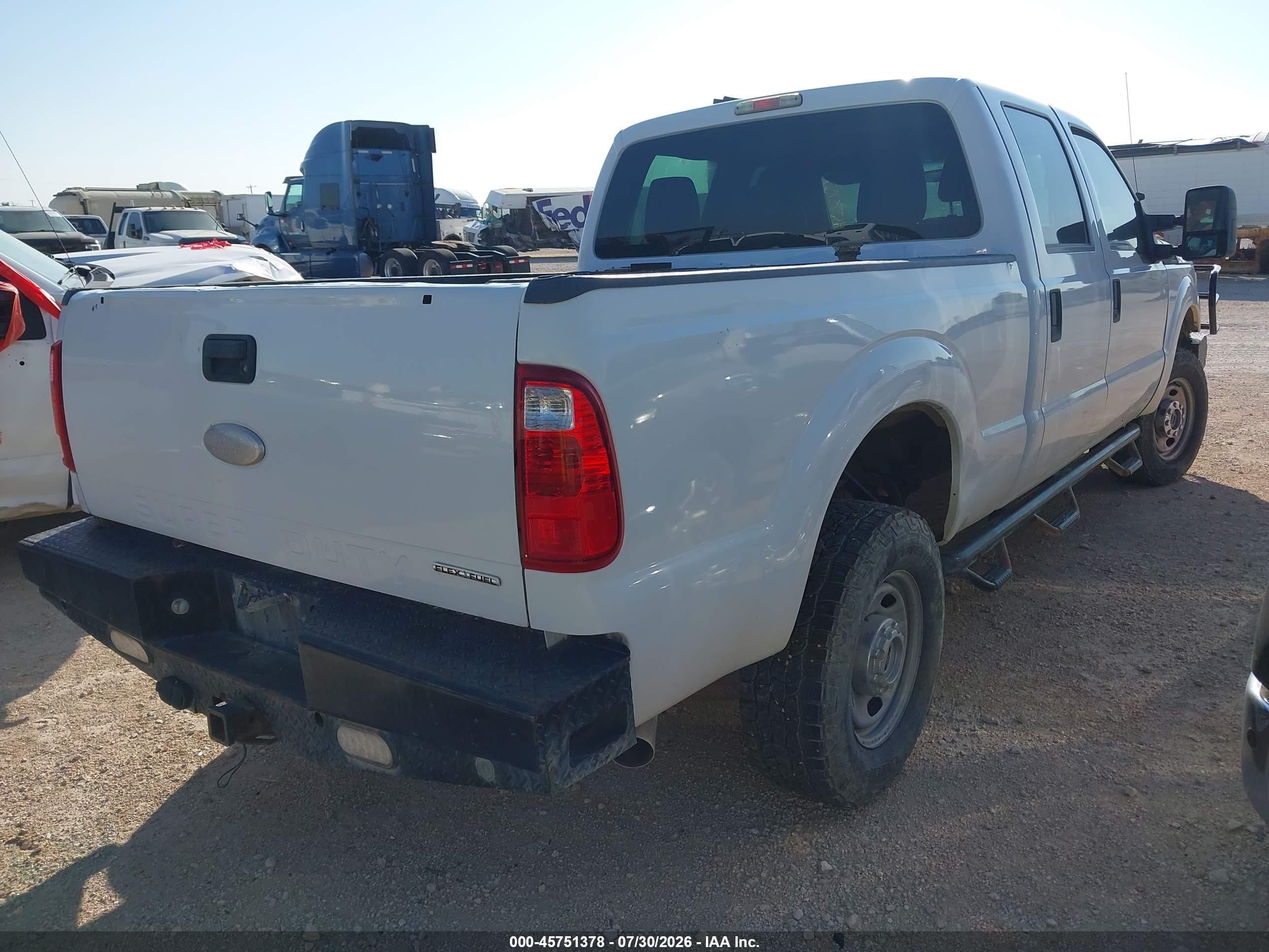 2012 Ford F-250 Xl White vin: 1FT7W2B60CEC92654