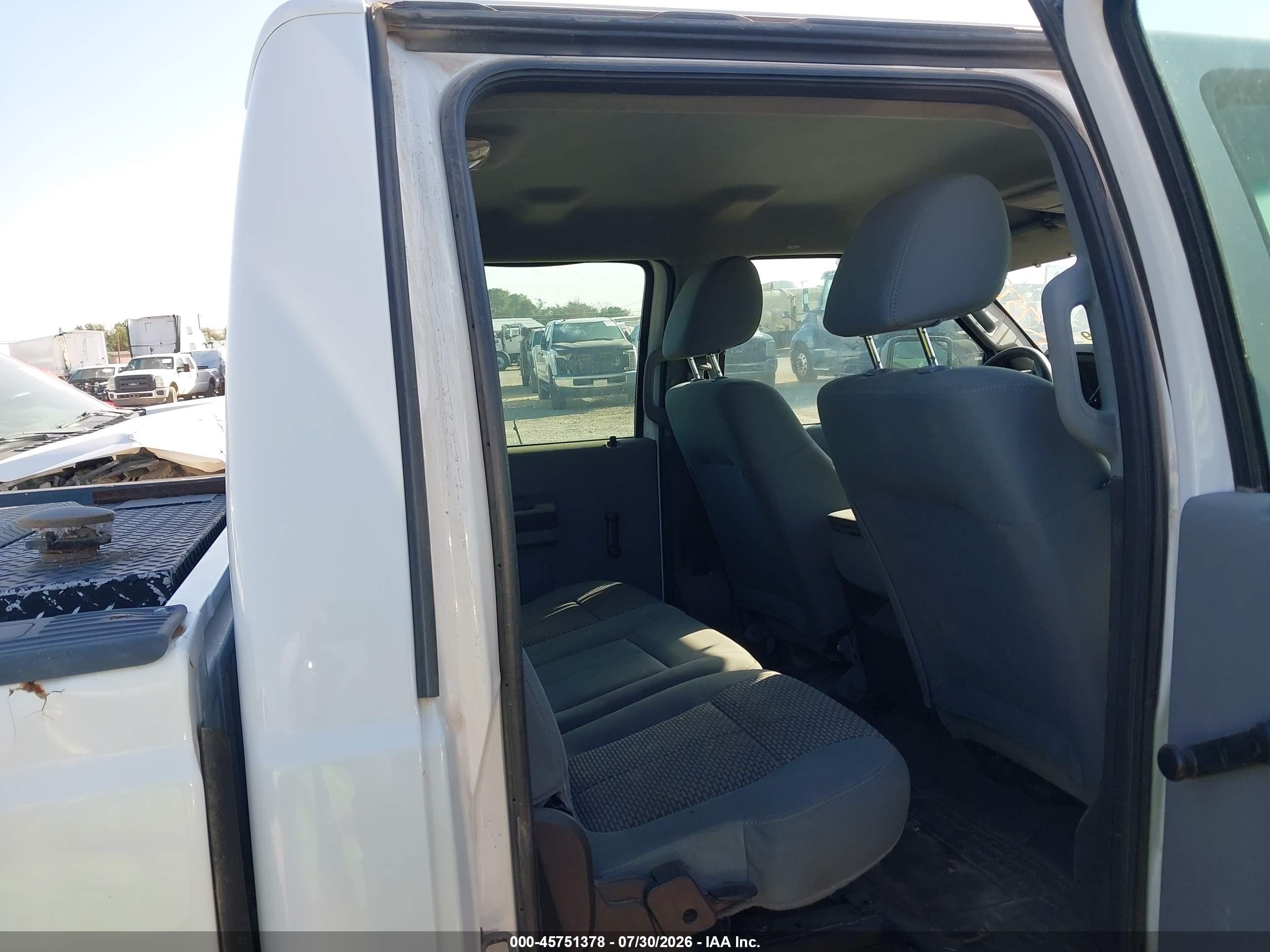 2012 Ford F-250 Xl White vin: 1FT7W2B60CEC92654