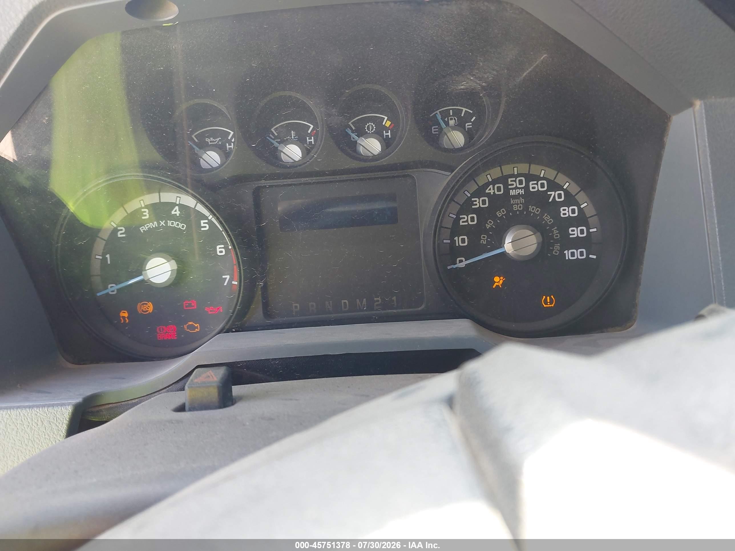2012 Ford F-250 Xl White vin: 1FT7W2B60CEC92654