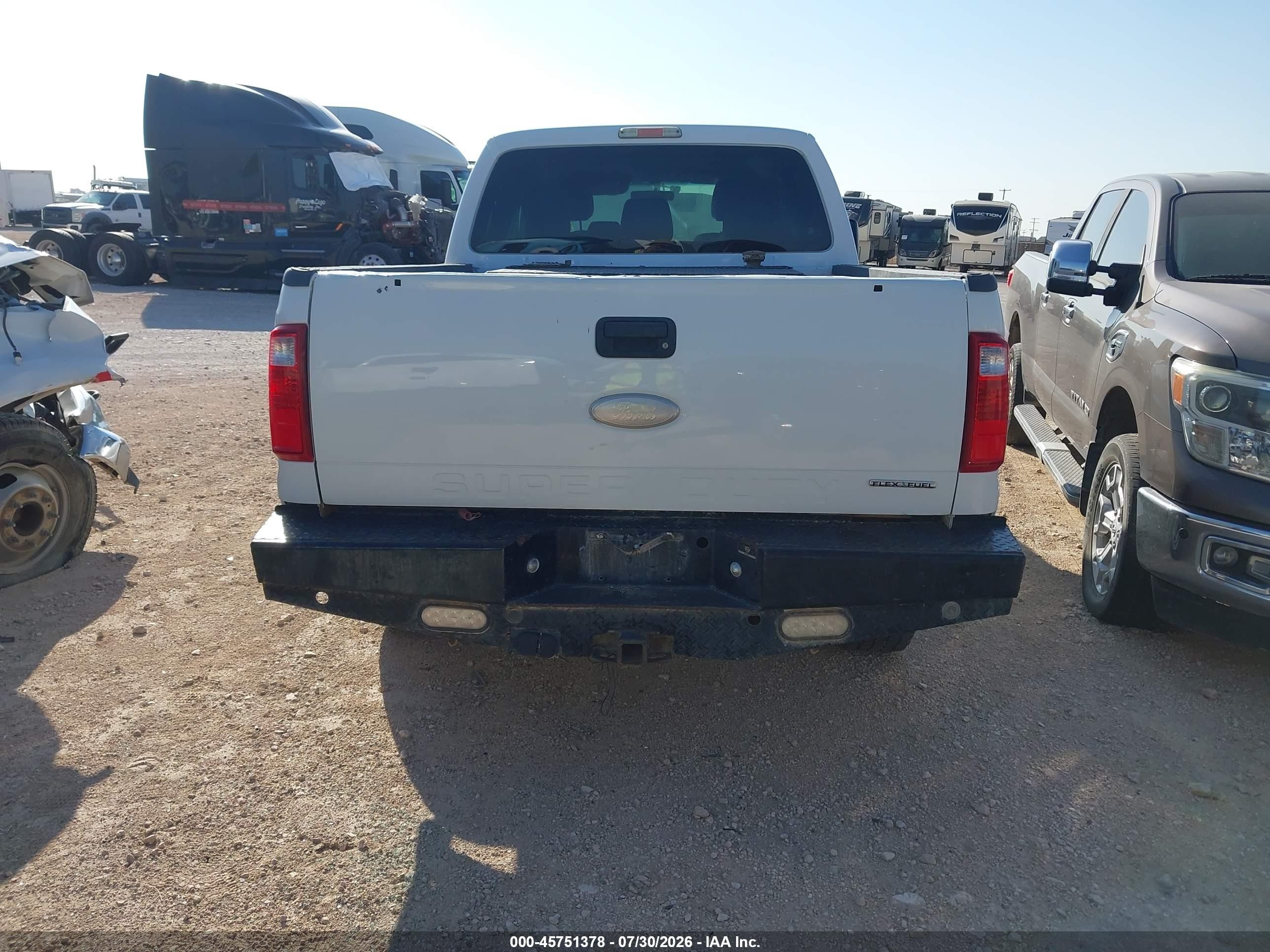2012 Ford F-250 Xl White vin: 1FT7W2B60CEC92654