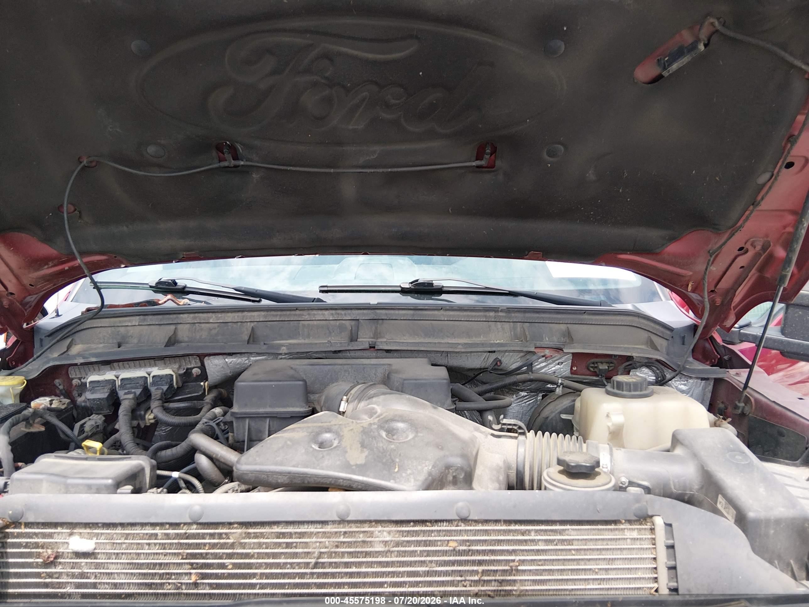 2013 Ford Super Duty F-250 Srw Lariat Красный vin: 1FT7W2B60DEB32985