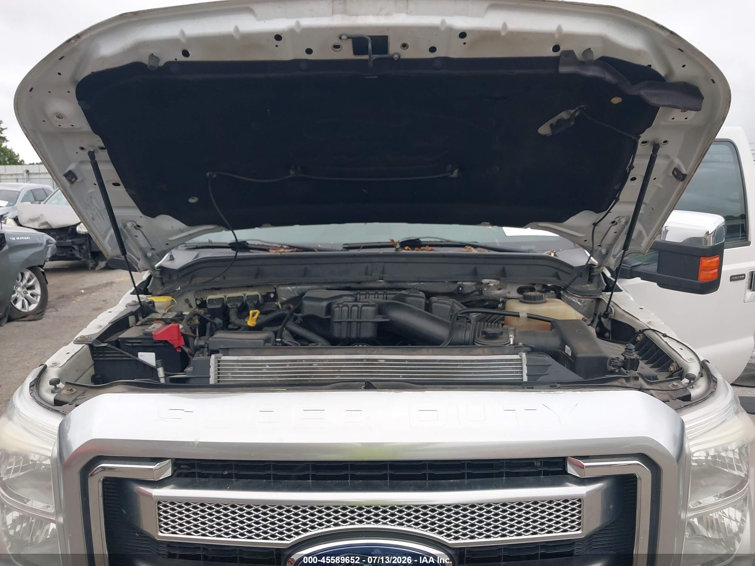 2014 Ford F-250 Lariat White vin: 1FT7W2B60EEA95793