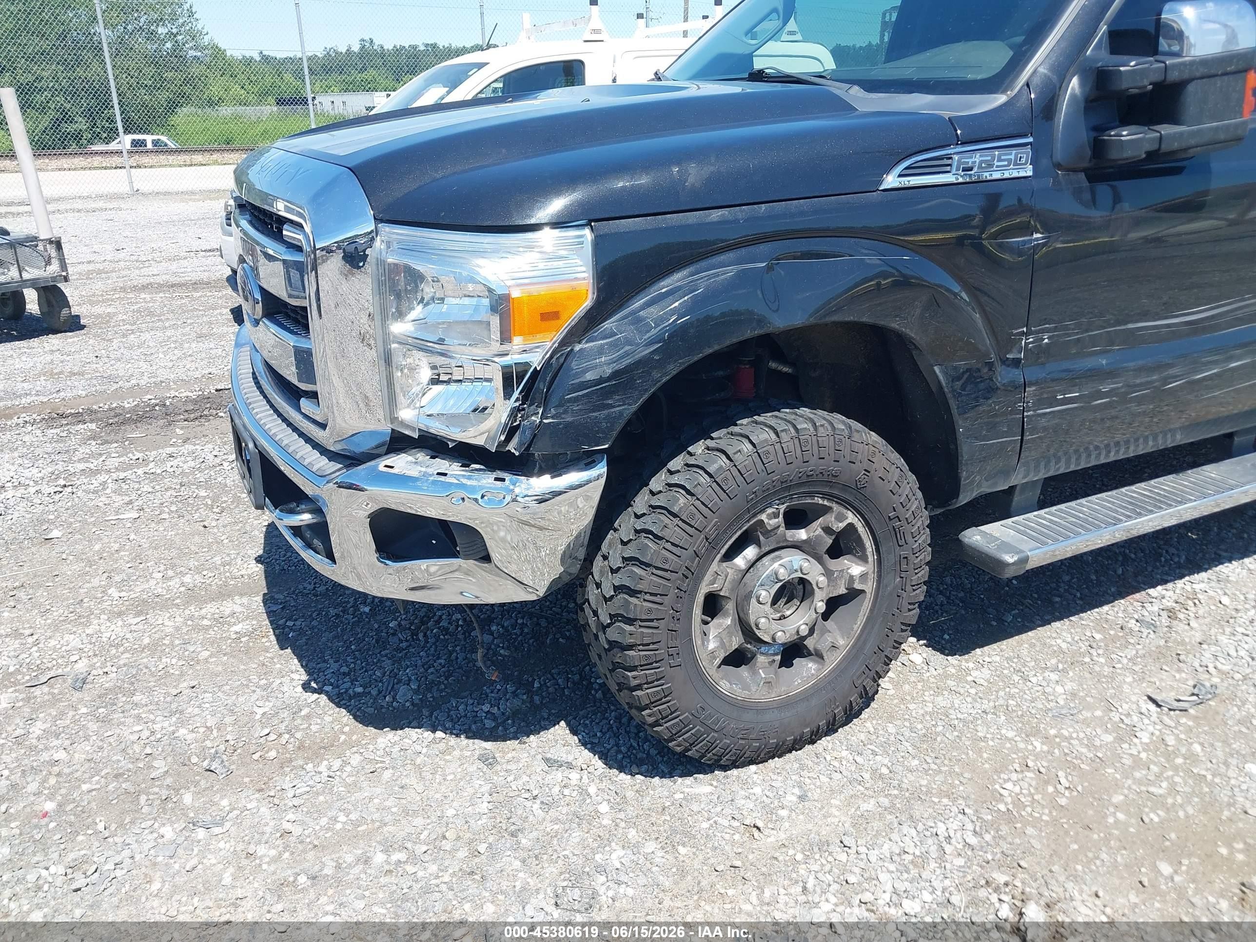 2015 Ford F-250 Xlt Black vin: 1FT7W2B60FEA44179