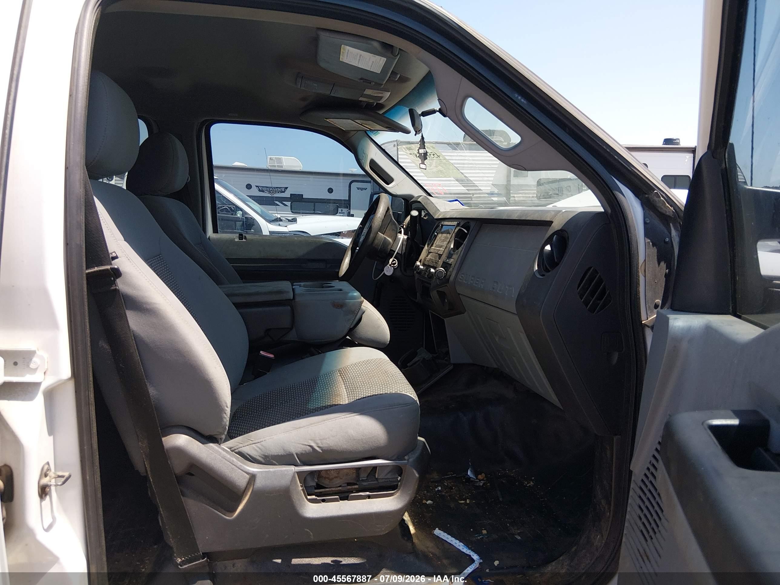 2015 Ford F-250 Xl White vin: 1FT7W2B60FEB43603