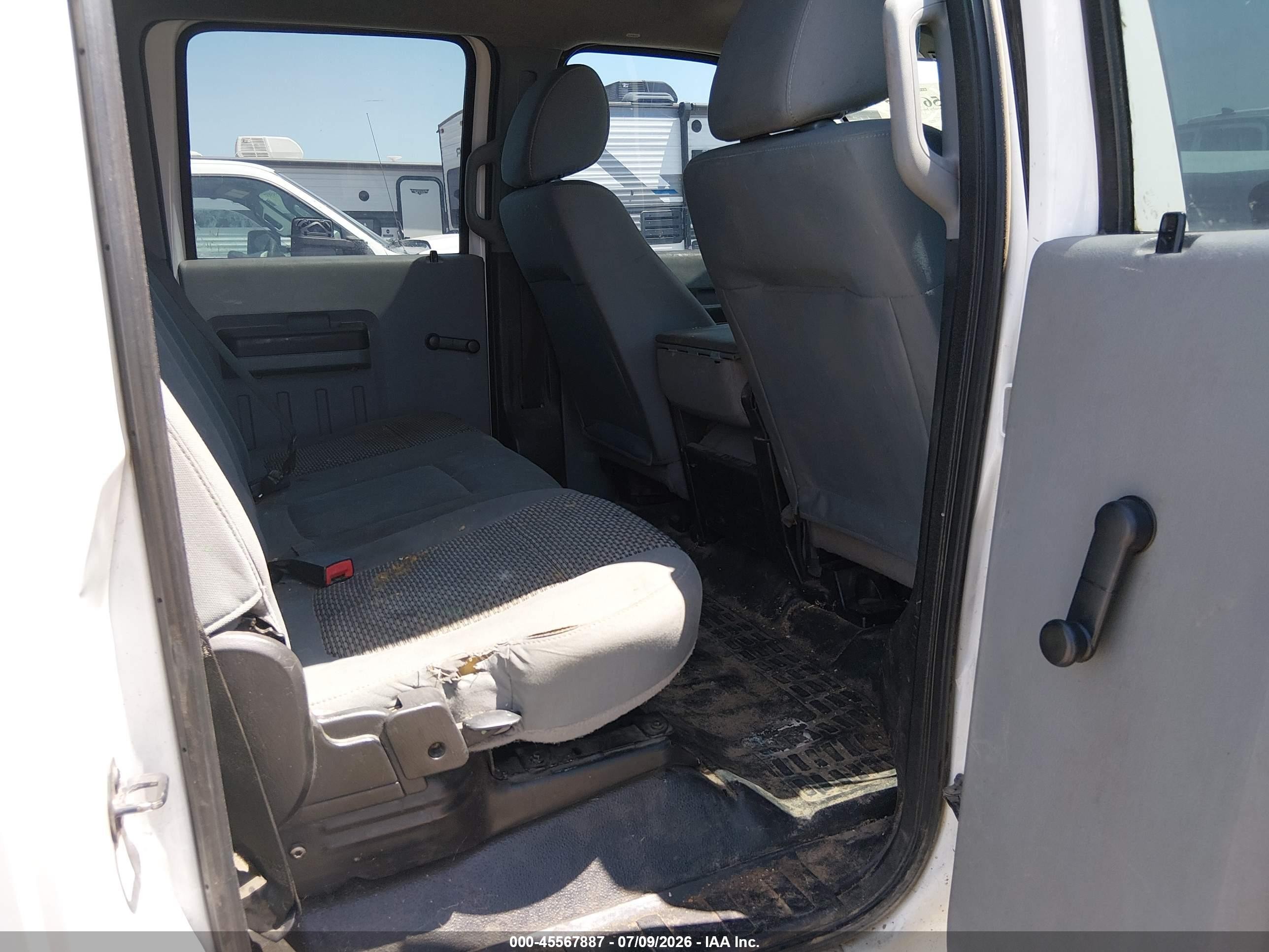 2015 Ford F-250 Xl White vin: 1FT7W2B60FEB43603