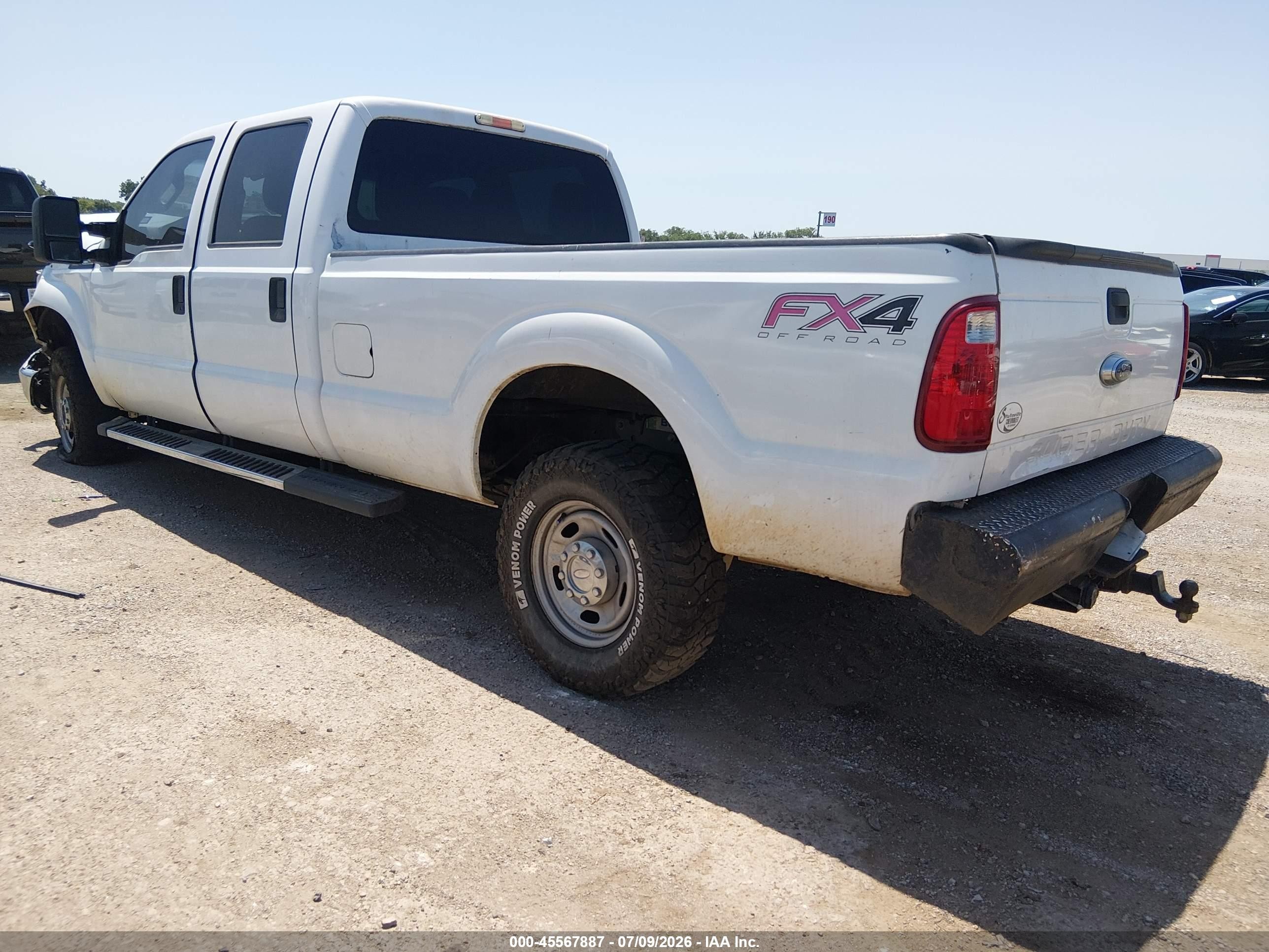 2015 Ford F-250 Xl White vin: 1FT7W2B60FEB43603