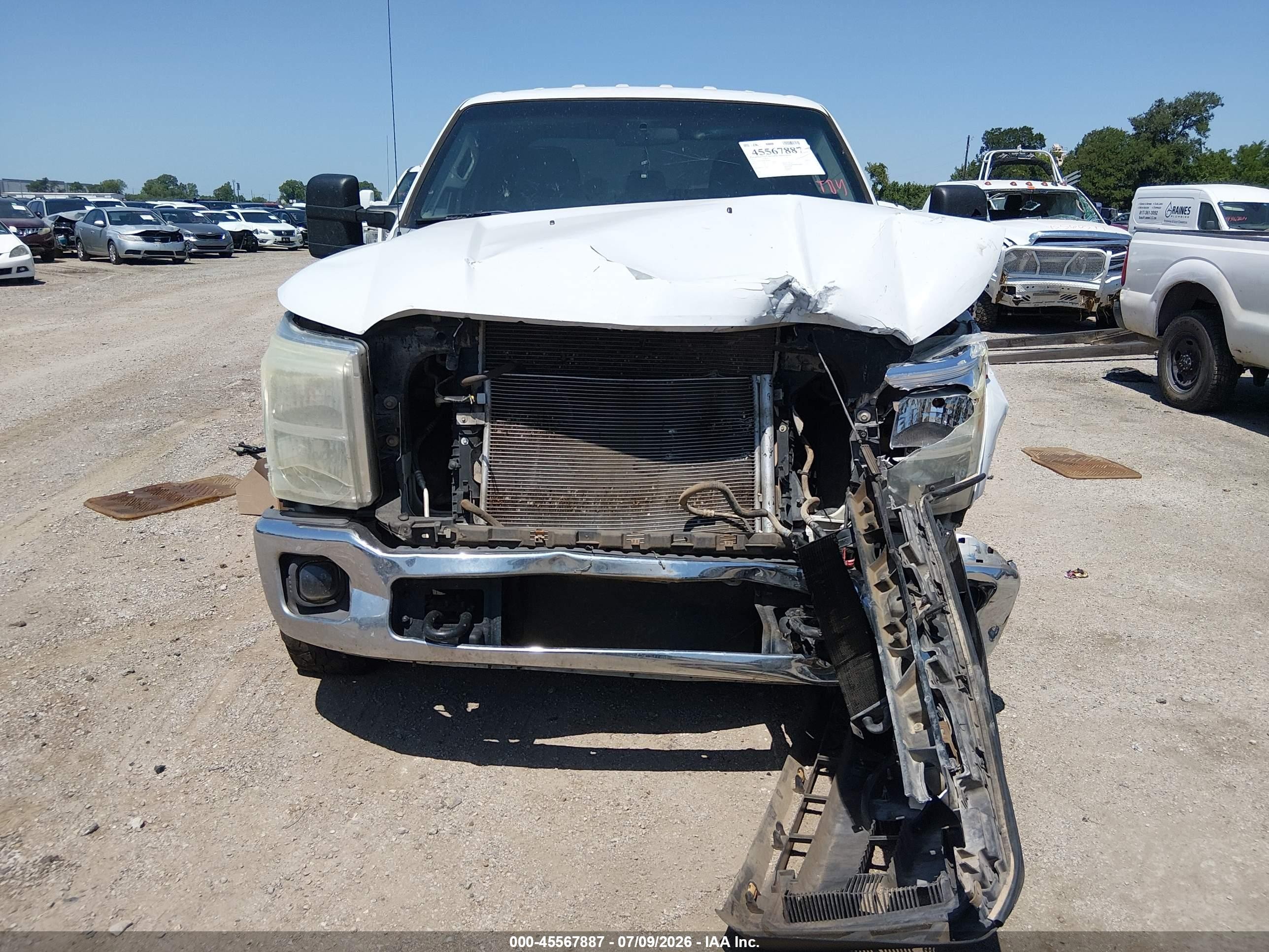 2015 Ford F-250 Xl White vin: 1FT7W2B60FEB43603