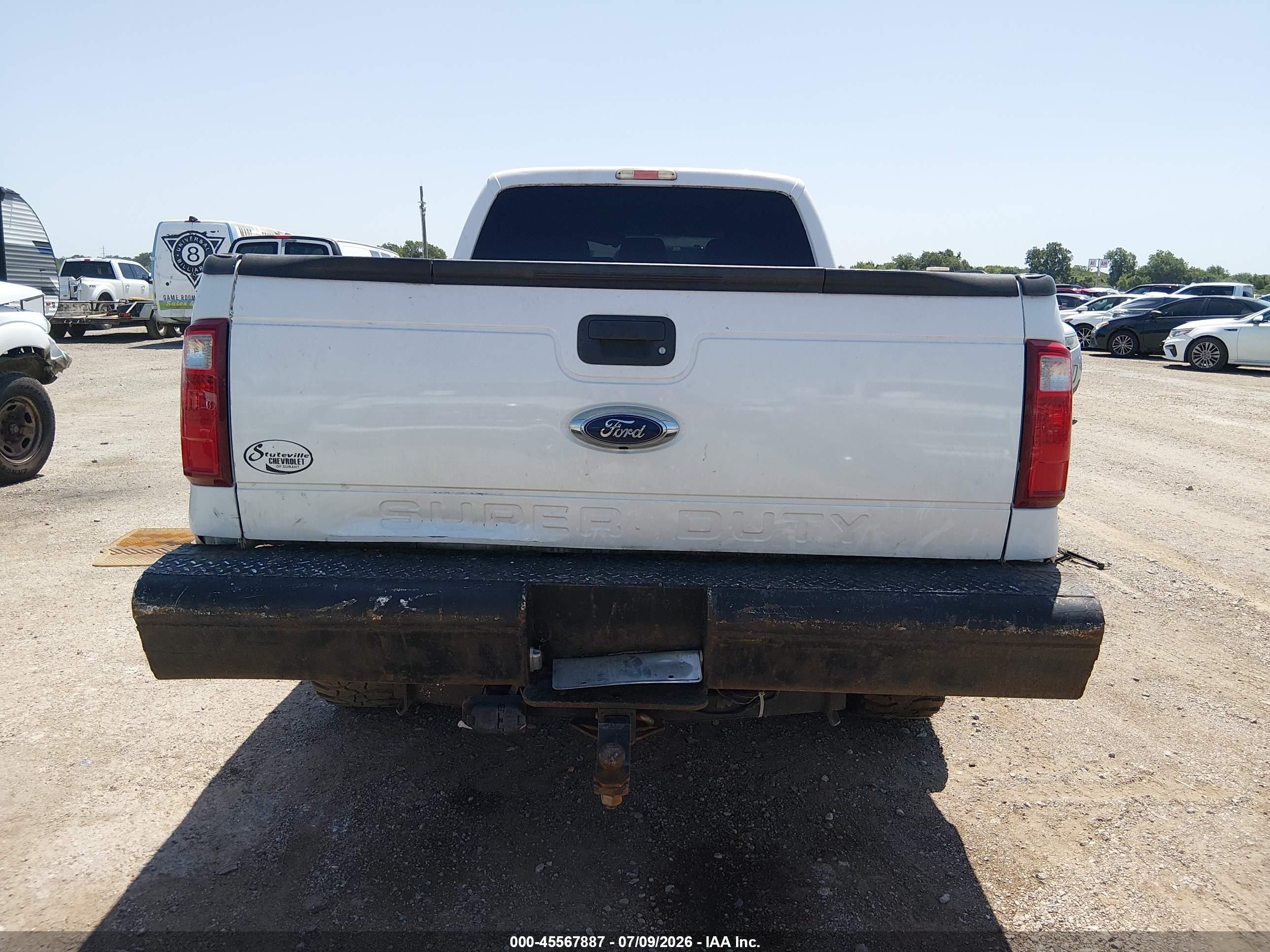 2015 Ford F-250 Xl White vin: 1FT7W2B60FEB43603
