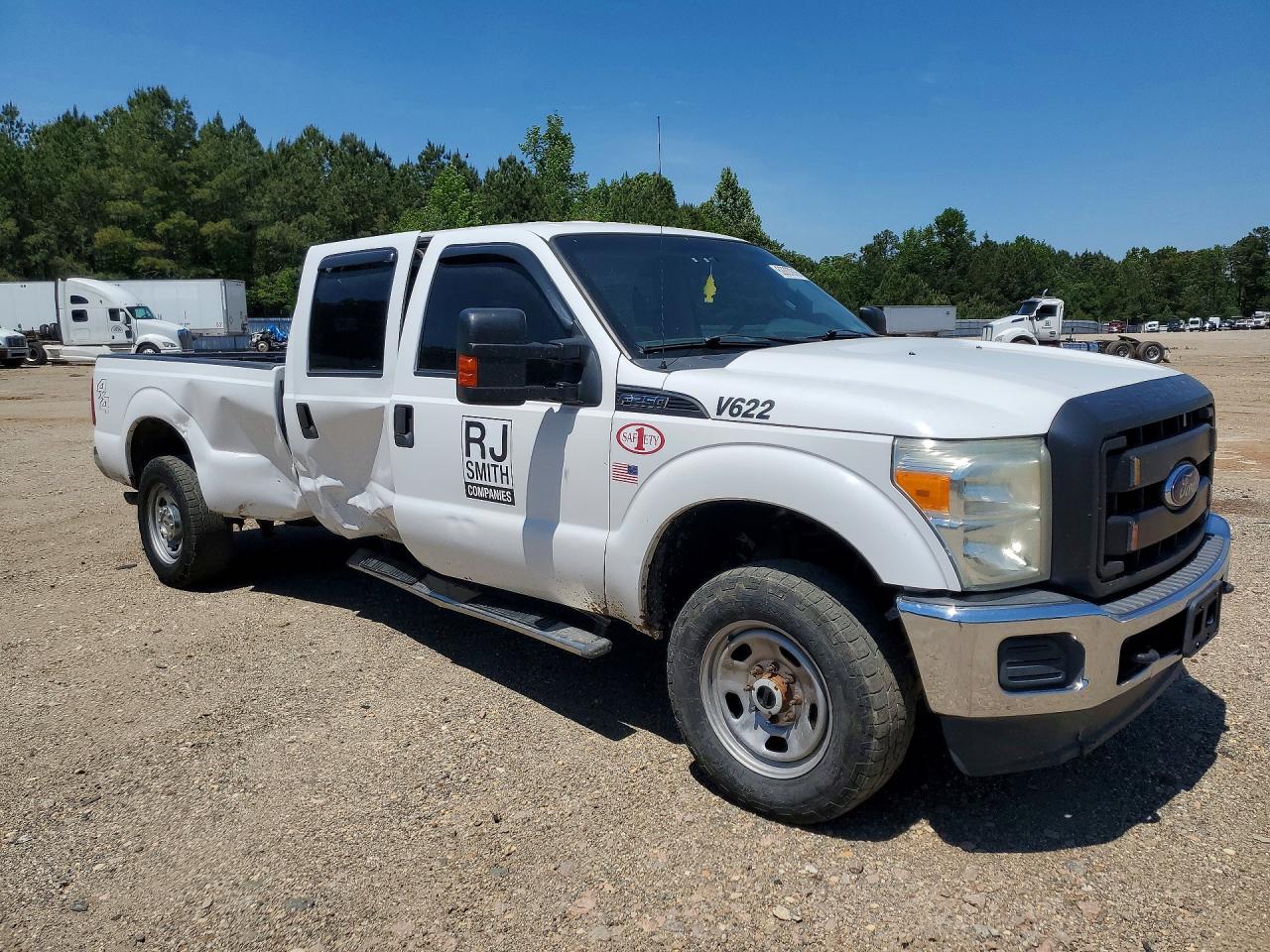 2015 Ford F250 Super Duty White vin: 1FT7W2B60FEC57181