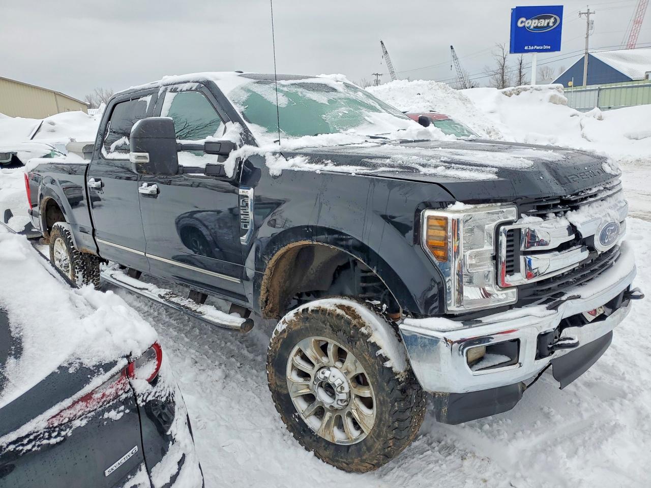2018 Ford F250 Super Duty Black vin: 1FT7W2B60JEC44102