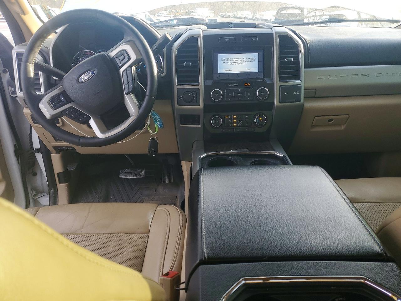 2019 Ford F250 Super Duty White vin: 1FT7W2B60KEE11379