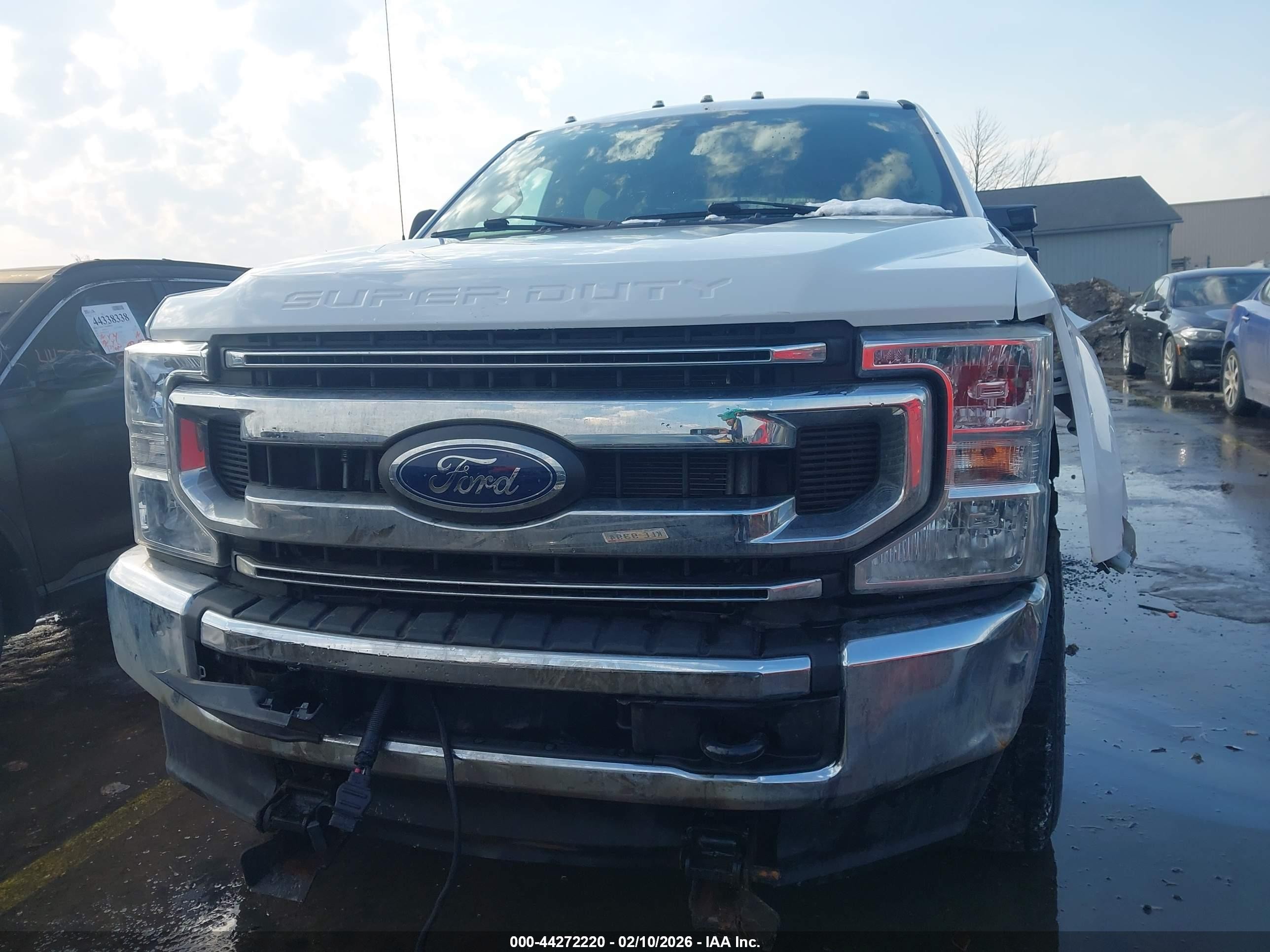 2021 Ford F-250   White vin: 1FT7W2B60MEC30317