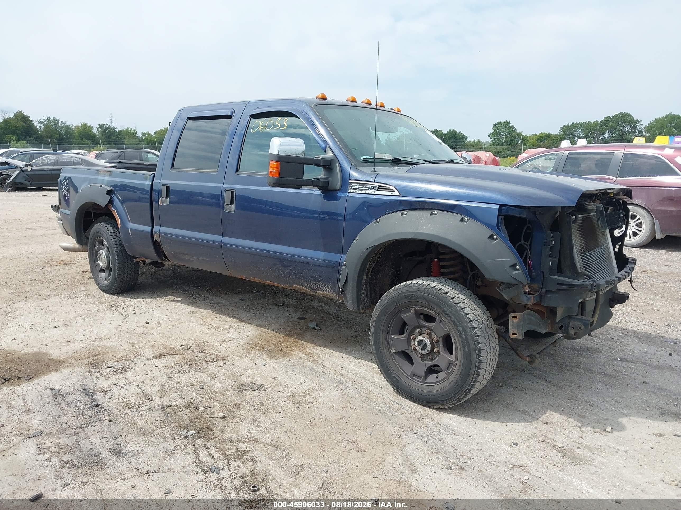 2011 Ford F-250 Xlt Blue vin: 1FT7W2B61BEA15574