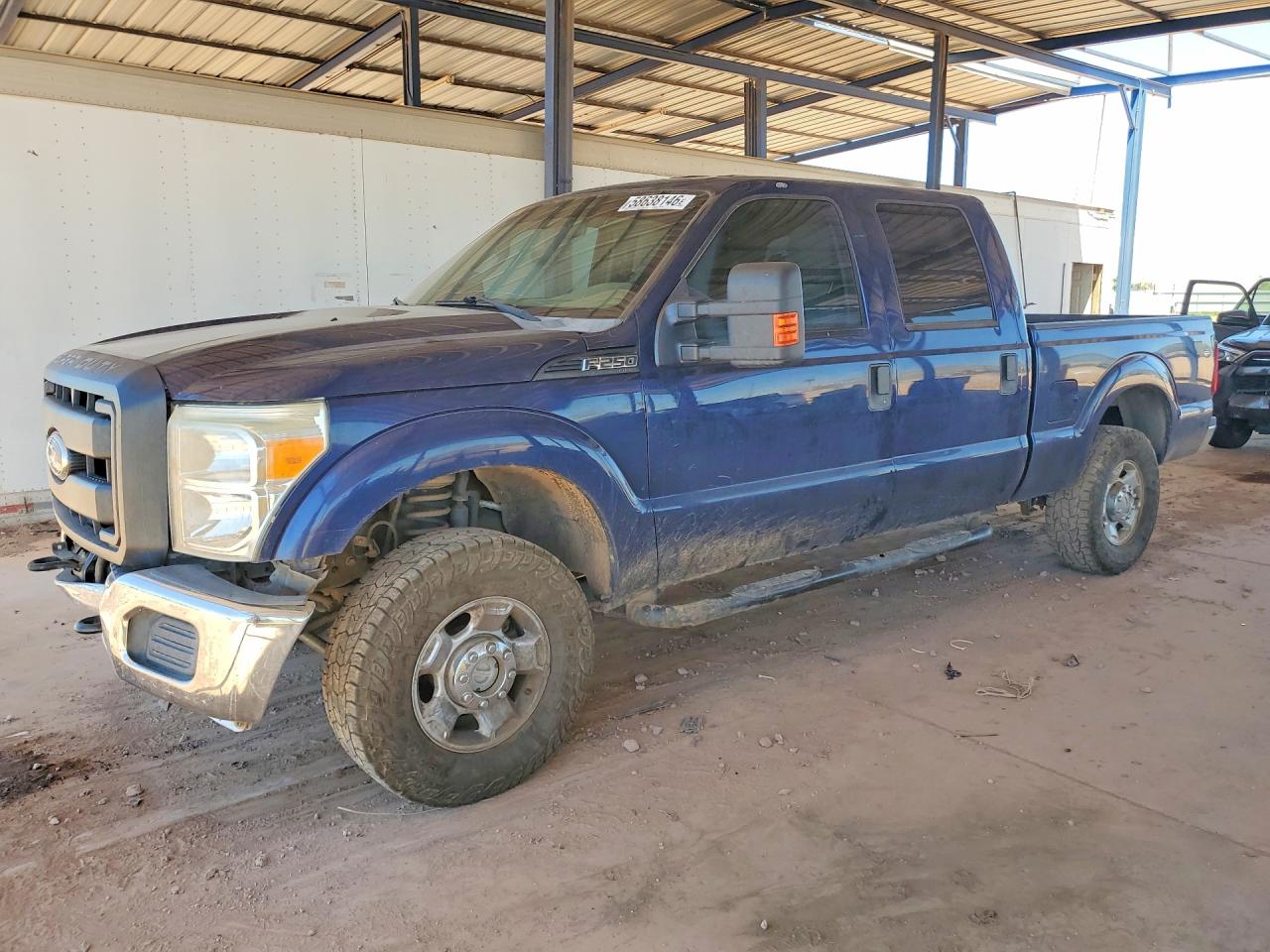 2012 Ford F250 Super Duty Blue vin: 1FT7W2B61CEA12806