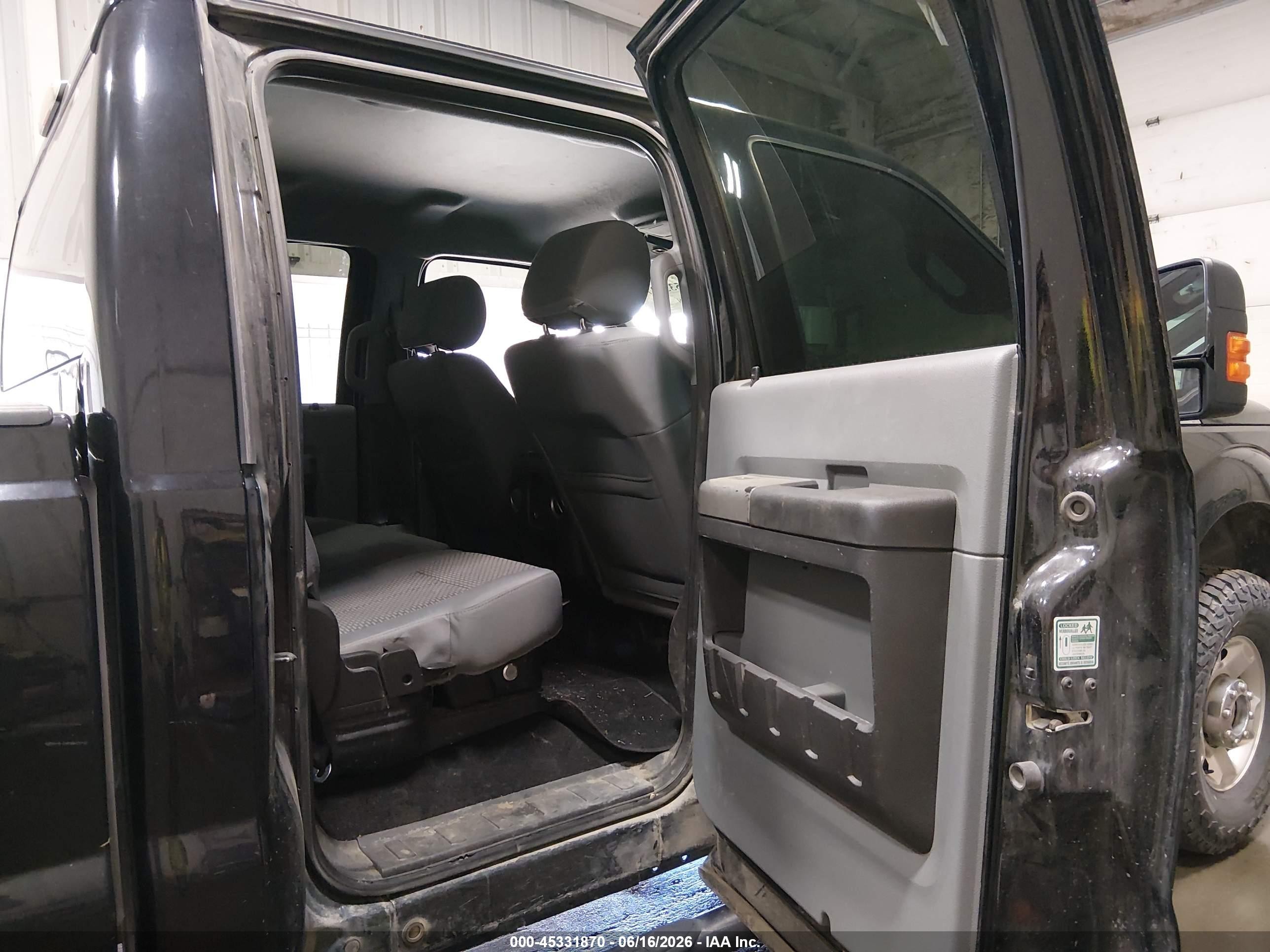2012 Ford Super Duty F-250 Srw Xlt Black vin: 1FT7W2B61CEA28133