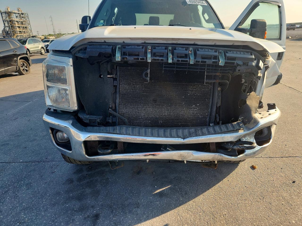 2012 Ford F250 Super Duty White vin: 1FT7W2B61CEA34787