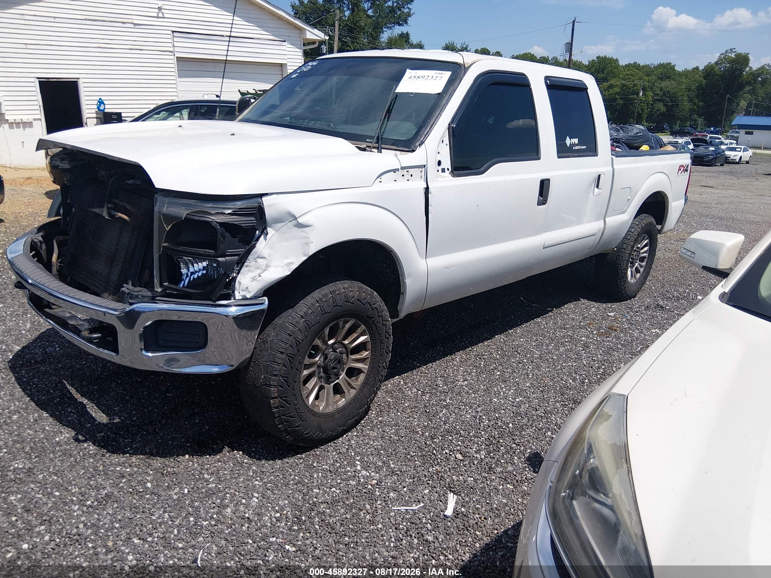 2013 Ford F-250 Xl White vin: 1FT7W2B61DEA68083