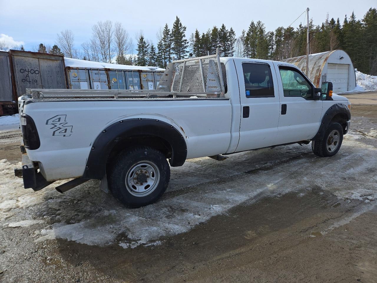 2014 Ford F250 Super Duty Белый vin: 1FT7W2B61EEA23954
