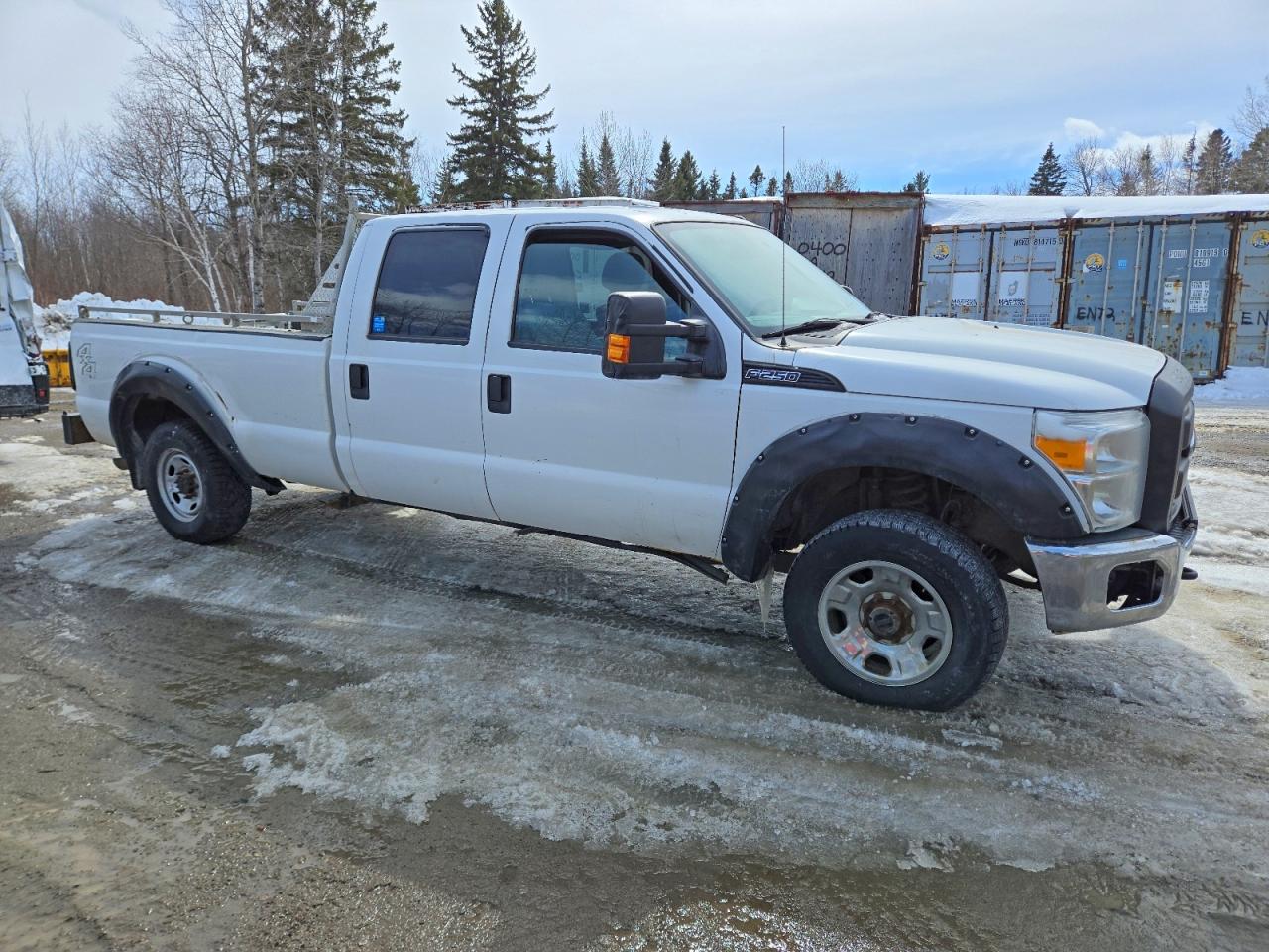 2014 Ford F250 Super Duty Белый vin: 1FT7W2B61EEA23954
