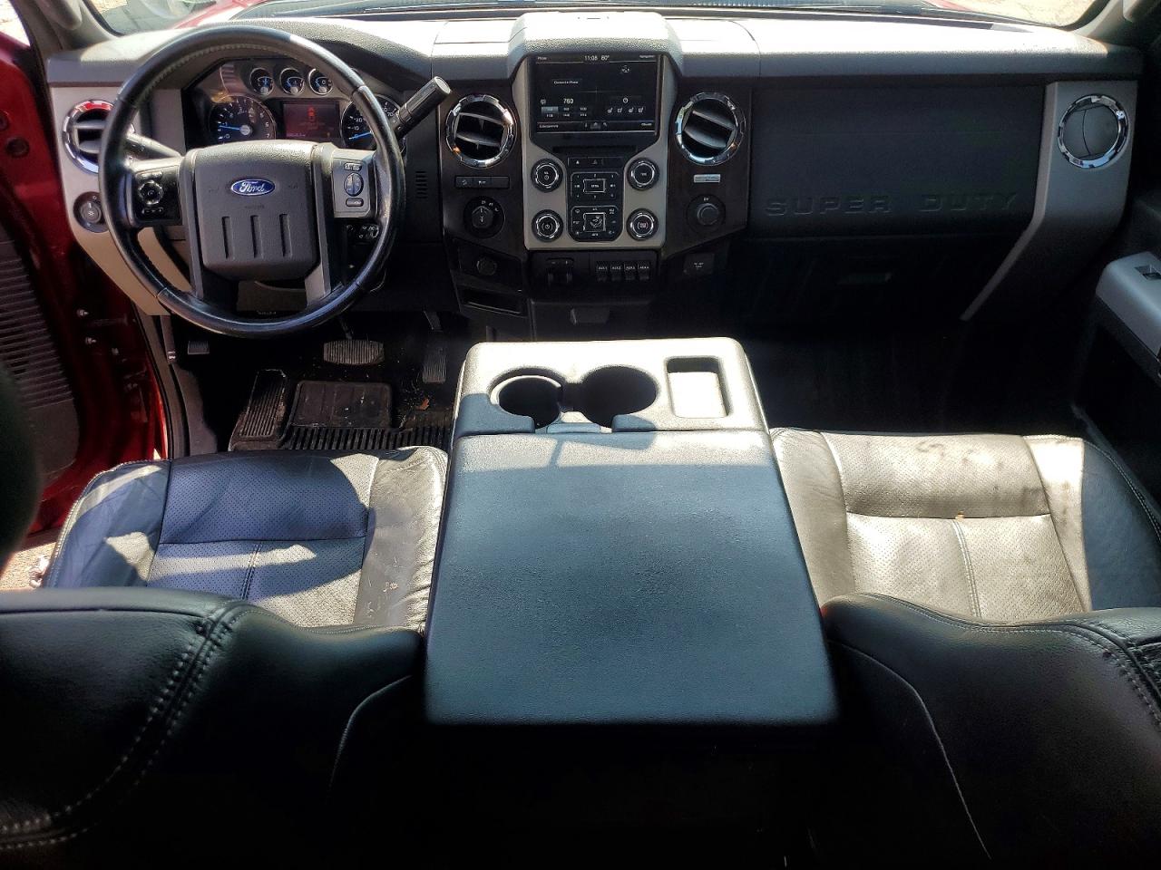 2014 Ford F250 Super Duty Red vin: 1FT7W2B61EEB60490