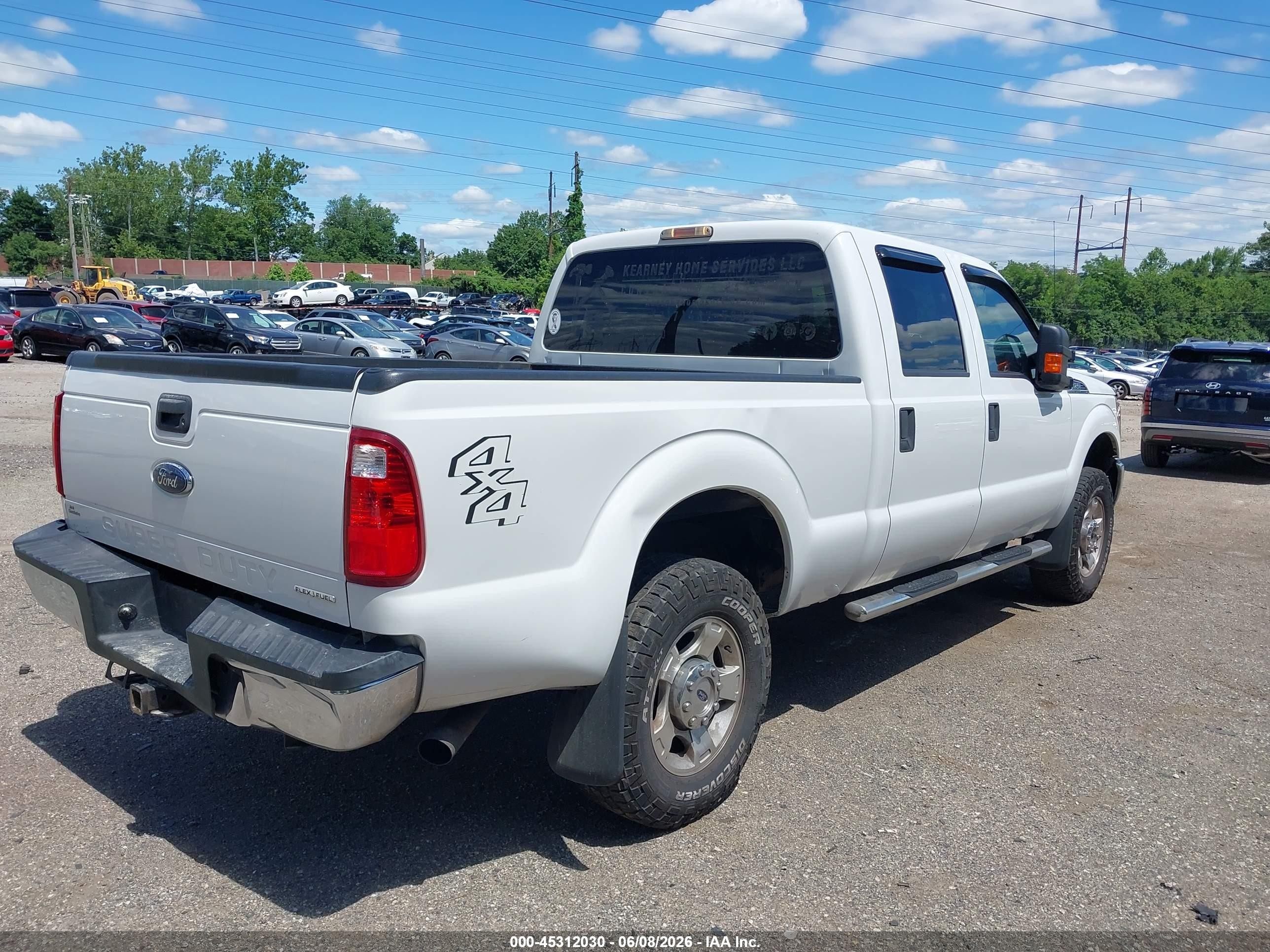 2015 Ford F-250 Xlt White vin: 1FT7W2B61FEC54905