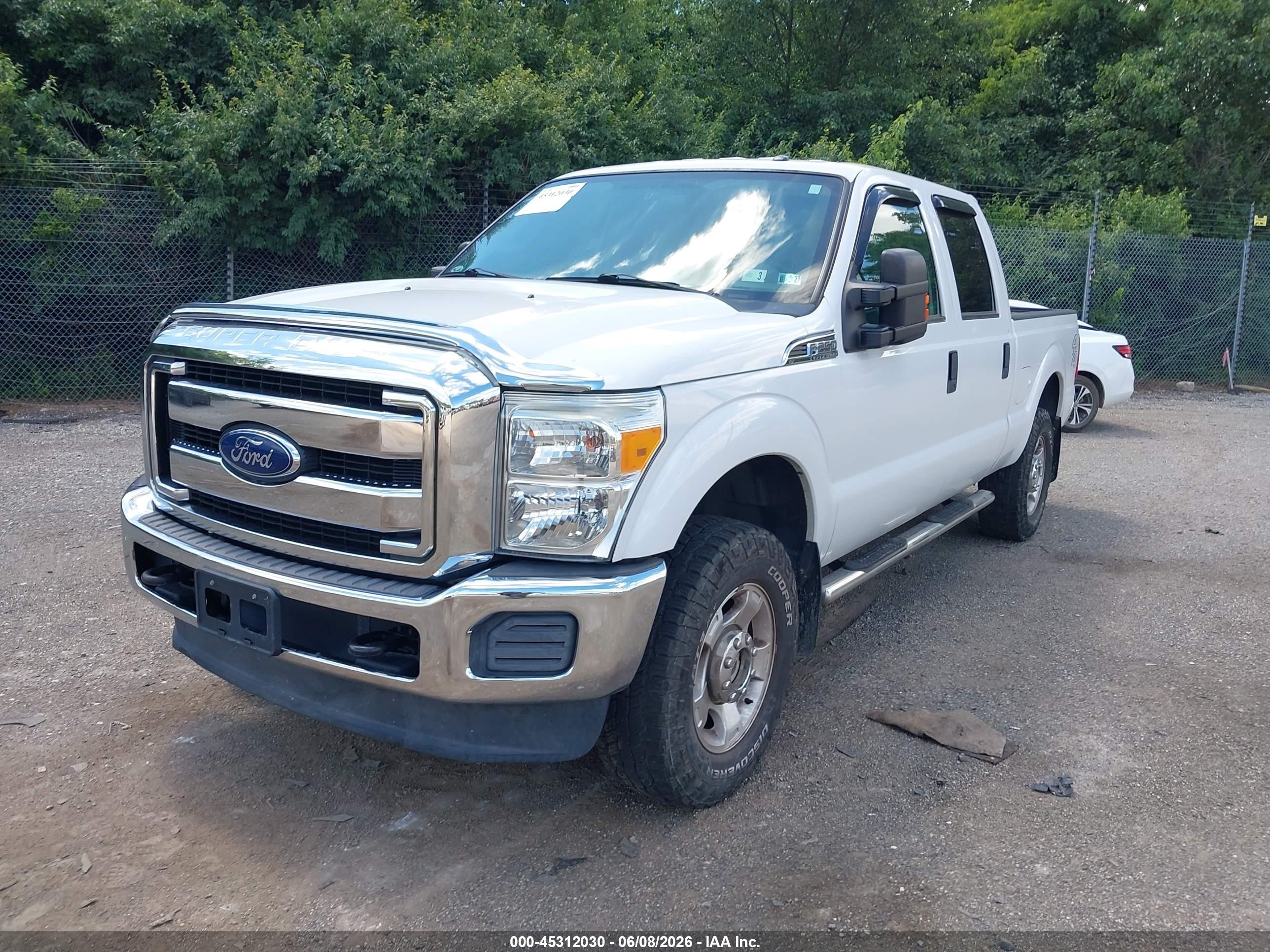2015 Ford F-250 Xlt White vin: 1FT7W2B61FEC54905