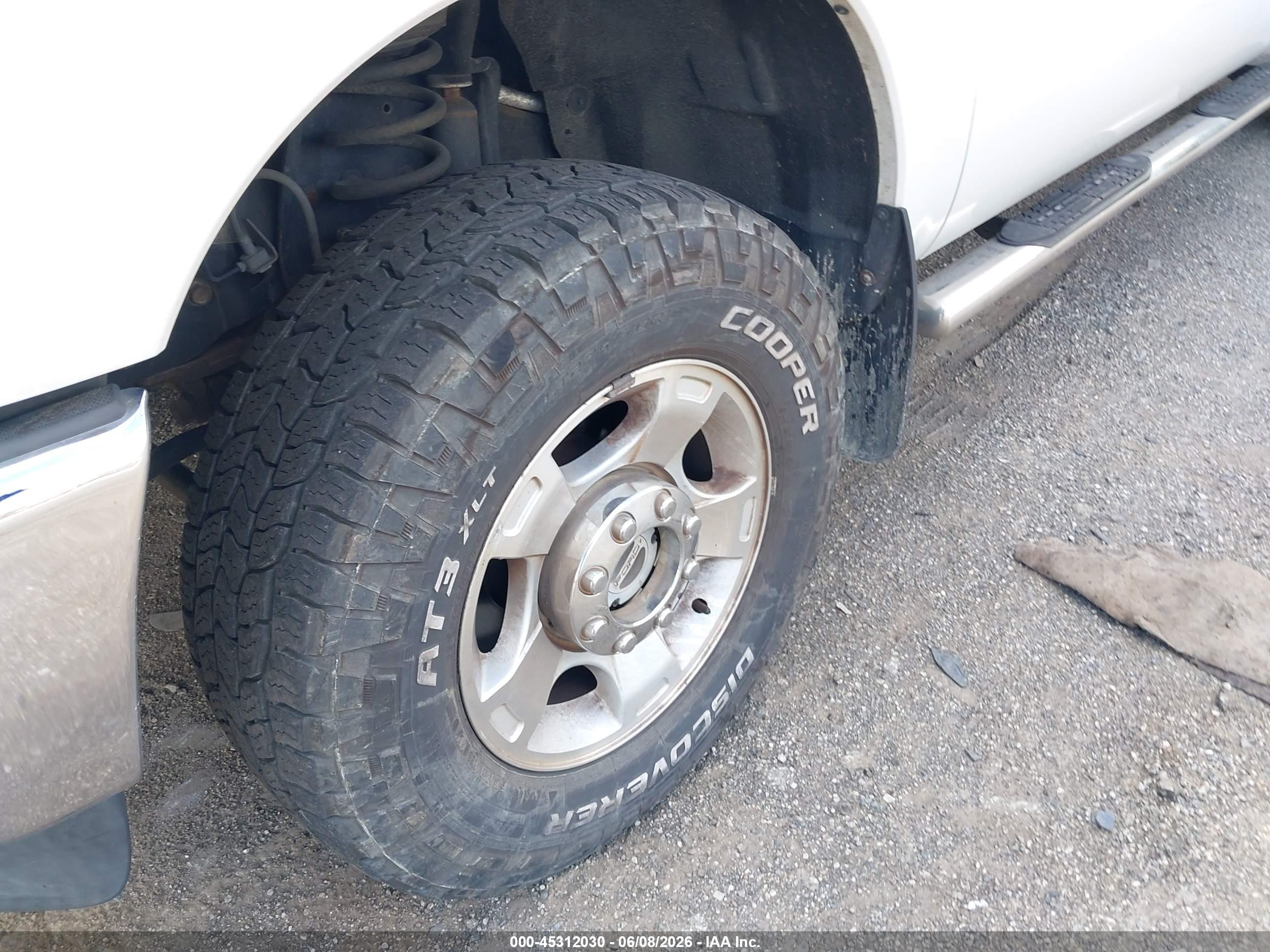 2015 Ford F-250 Xlt White vin: 1FT7W2B61FEC54905
