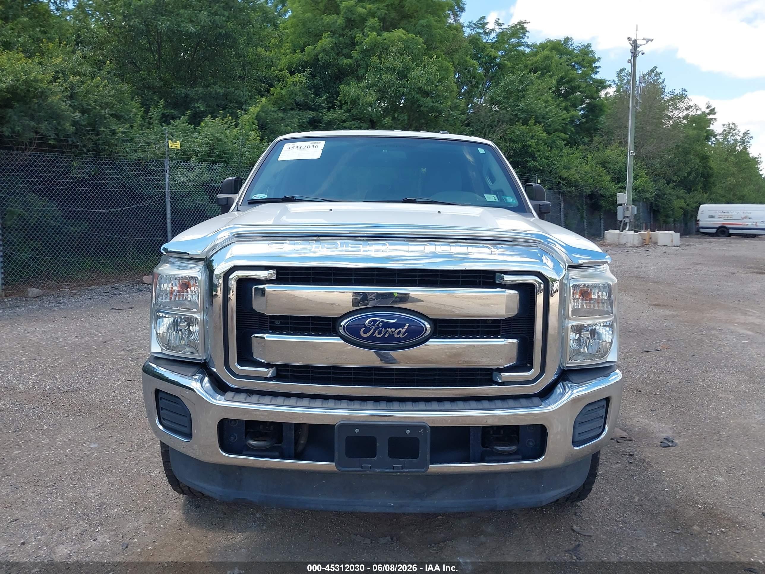 2015 Ford F-250 Xlt White vin: 1FT7W2B61FEC54905