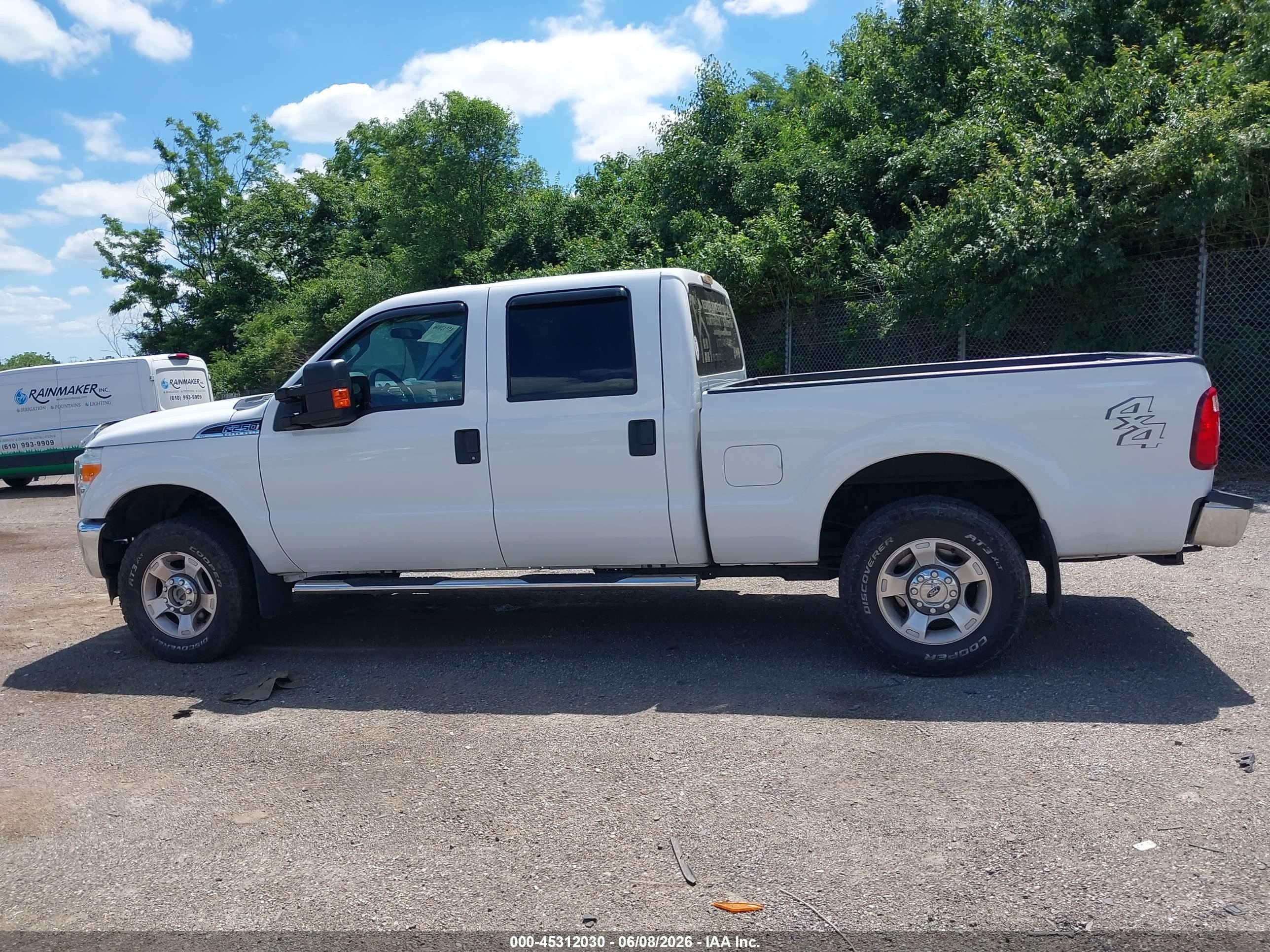2015 Ford F-250 Xlt White vin: 1FT7W2B61FEC54905