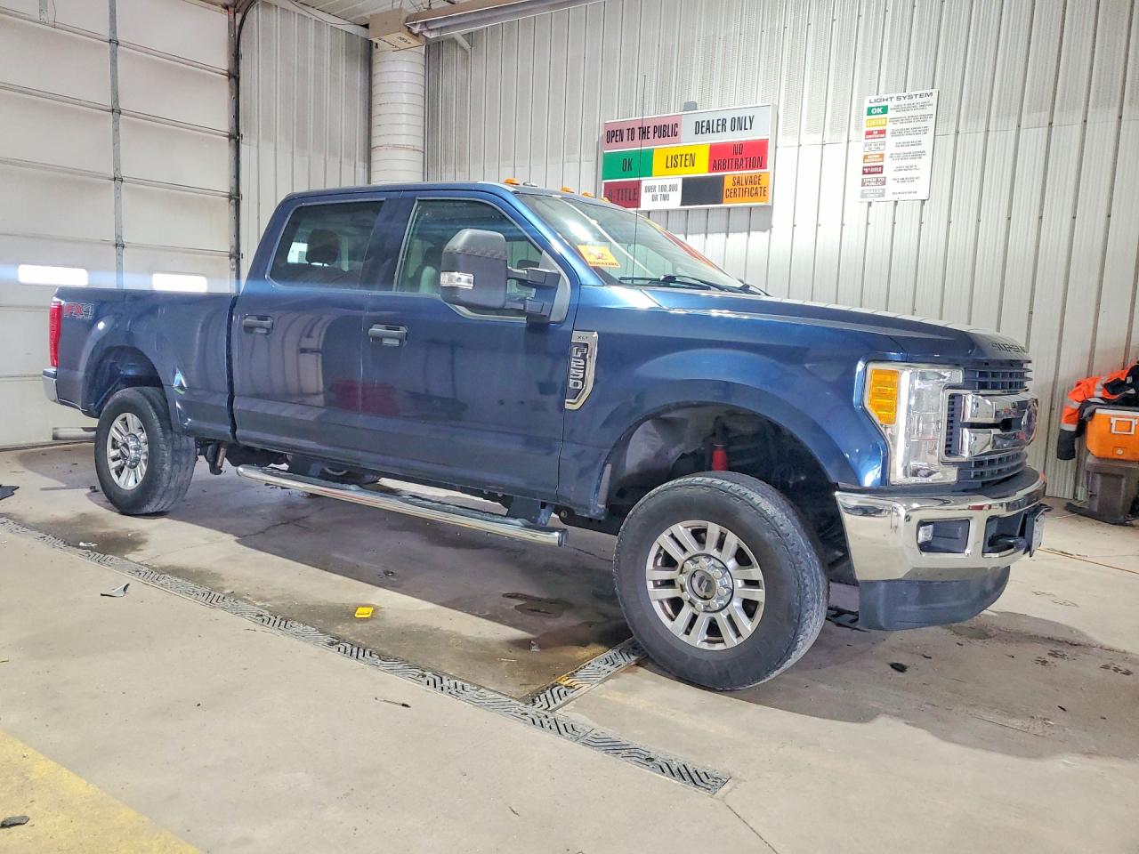 2017 Ford F250 Super Duty Blue vin: 1FT7W2B61HEC83839