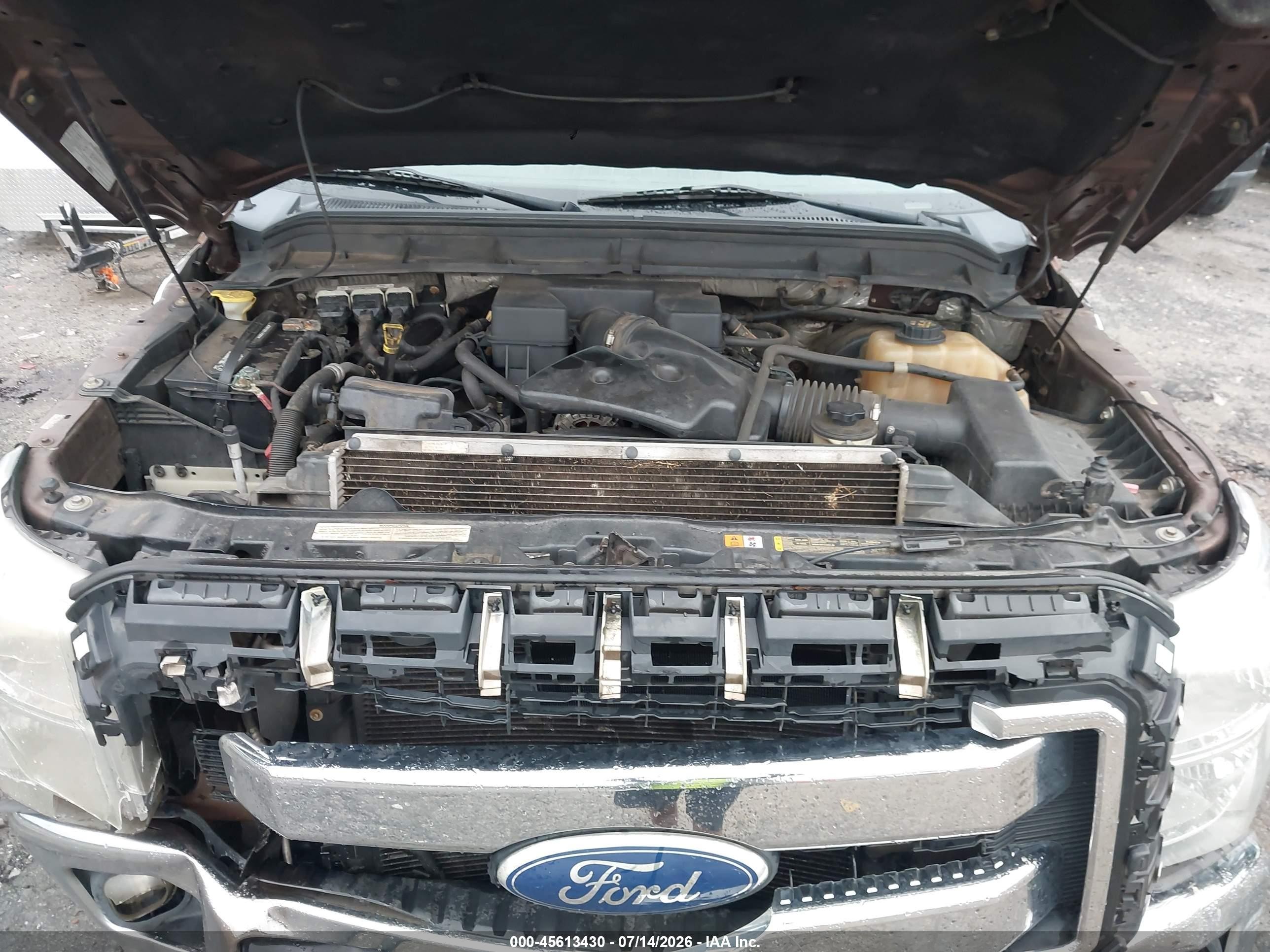 2011 Ford Super Duty F-250 Srw Lariat Brown vin: 1FT7W2B62BEB64057