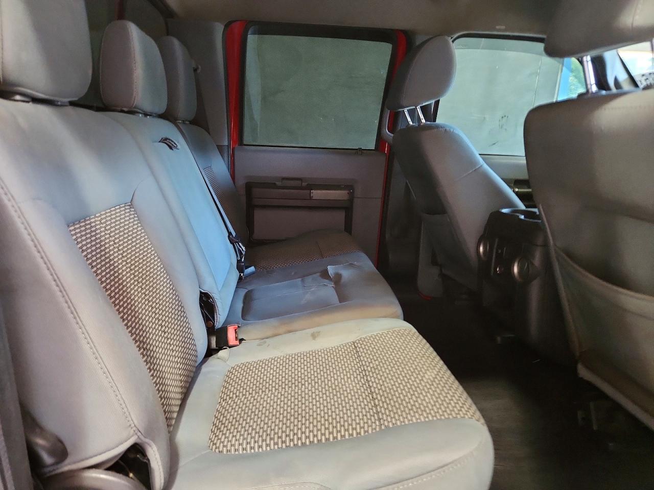 2011 Ford F250 Super Duty Red vin: 1FT7W2B62BEB99231