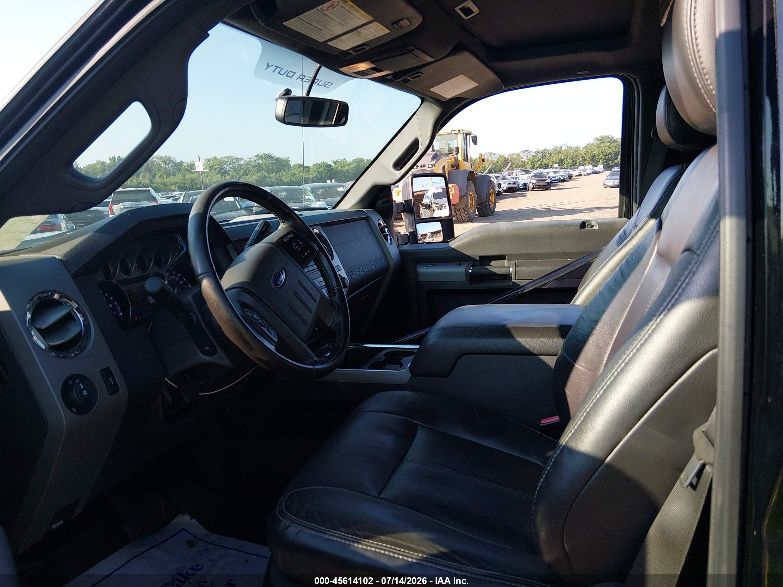 2012 Ford Super Duty F-250 Srw Lariat Black vin: 1FT7W2B62CEA54997
