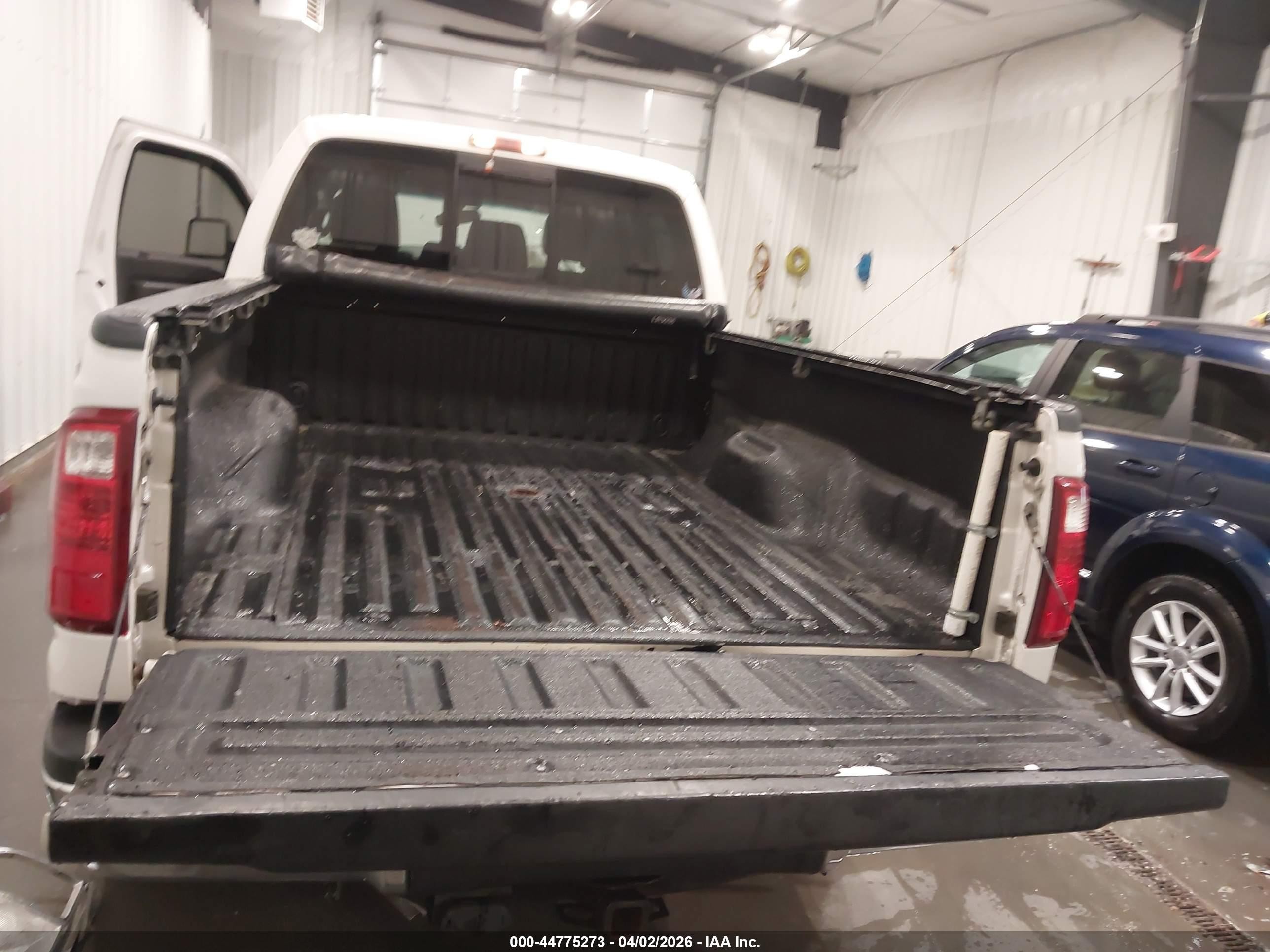 2013 Ford F-250 Lariat White vin: 1FT7W2B62DEB48850