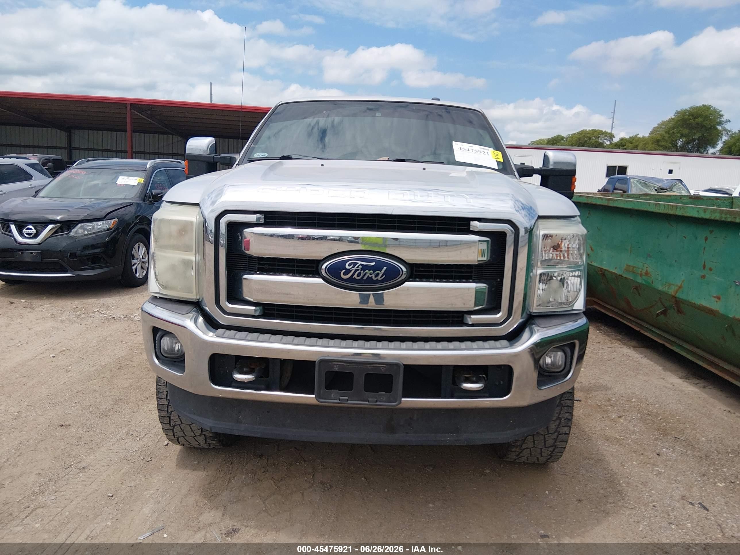 2015 Ford F-250 Xlt Серебряный vin: 1FT7W2B62FEB92379