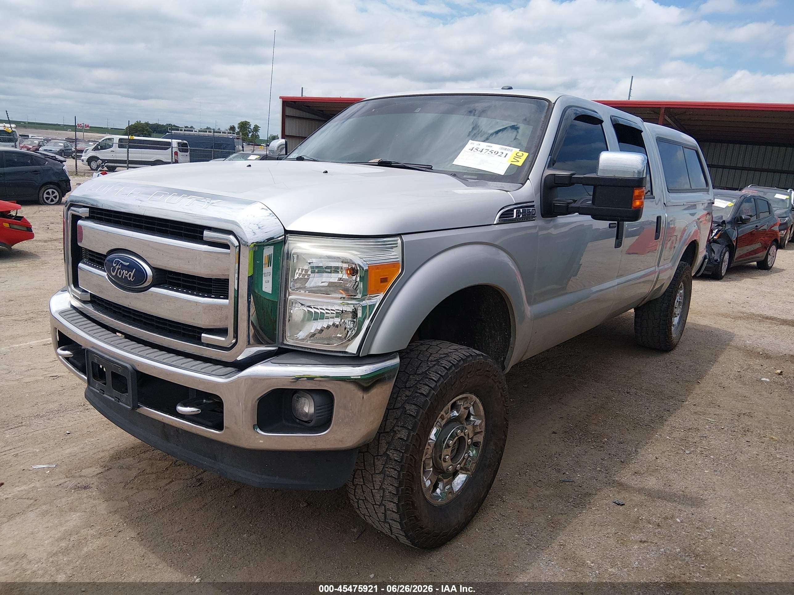 2015 Ford F-250 Xlt Серебряный vin: 1FT7W2B62FEB92379
