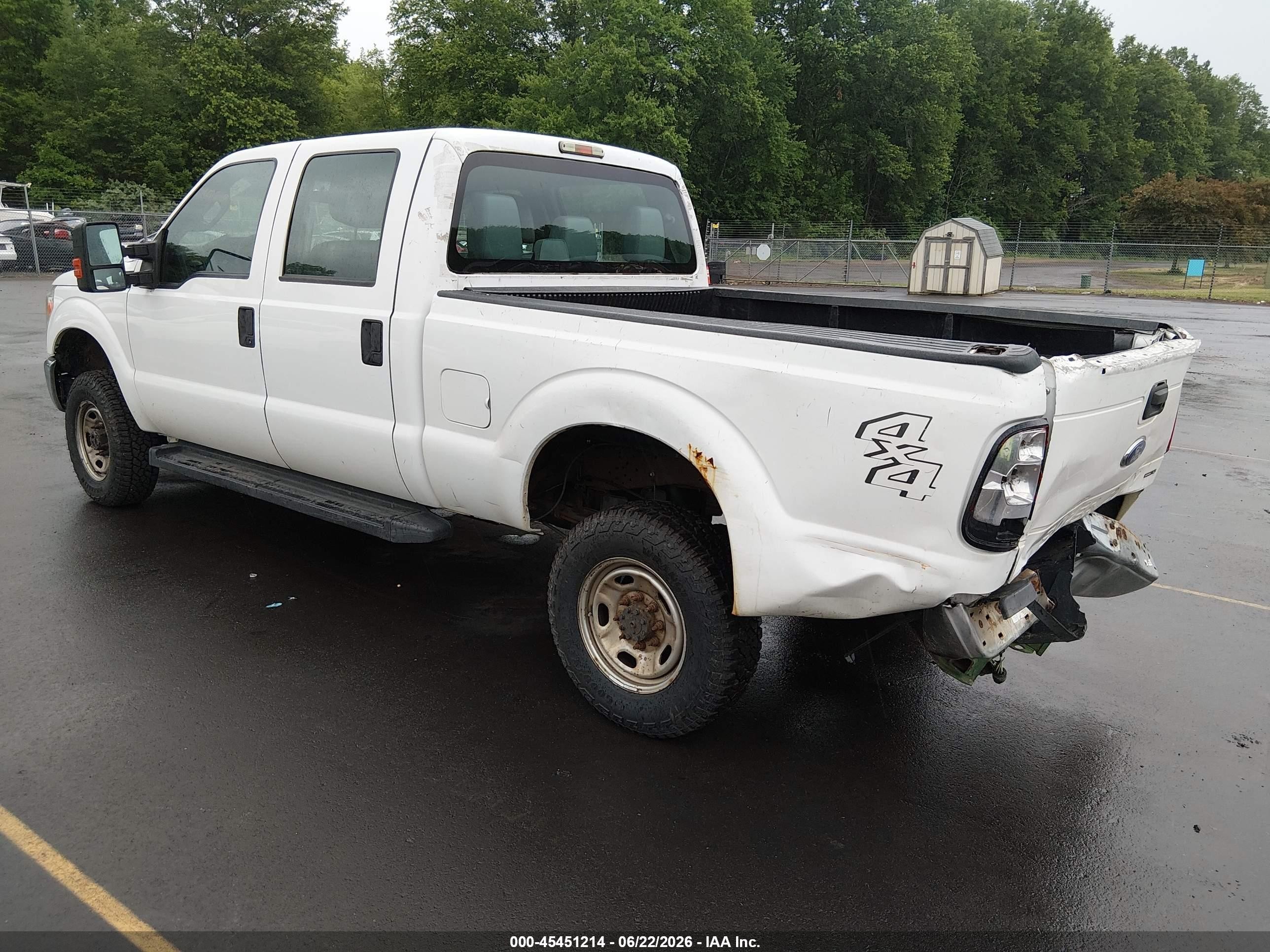 2015 Ford F-250 Lariat/xl/xlt White vin: 1FT7W2B62FEC94765