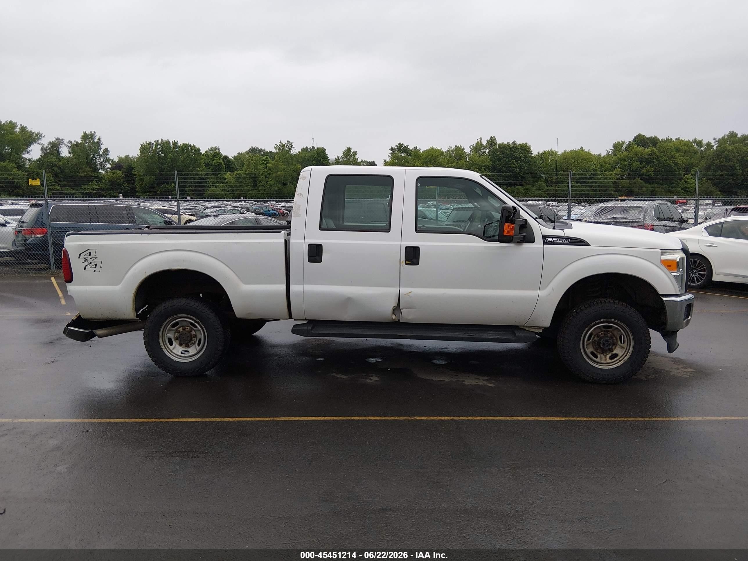 2015 Ford F-250 Lariat/xl/xlt White vin: 1FT7W2B62FEC94765