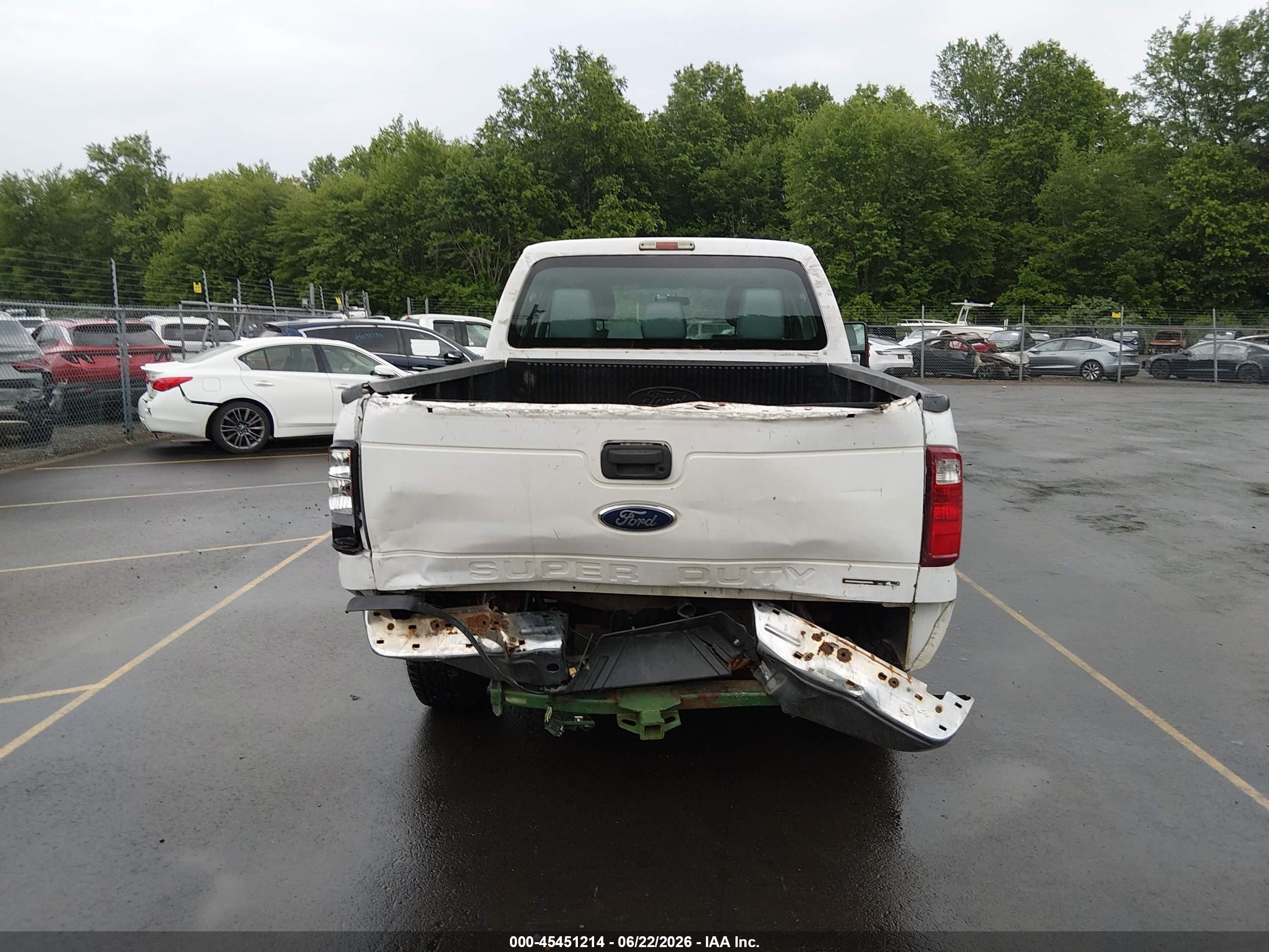 2015 Ford F-250 Lariat/xl/xlt White vin: 1FT7W2B62FEC94765