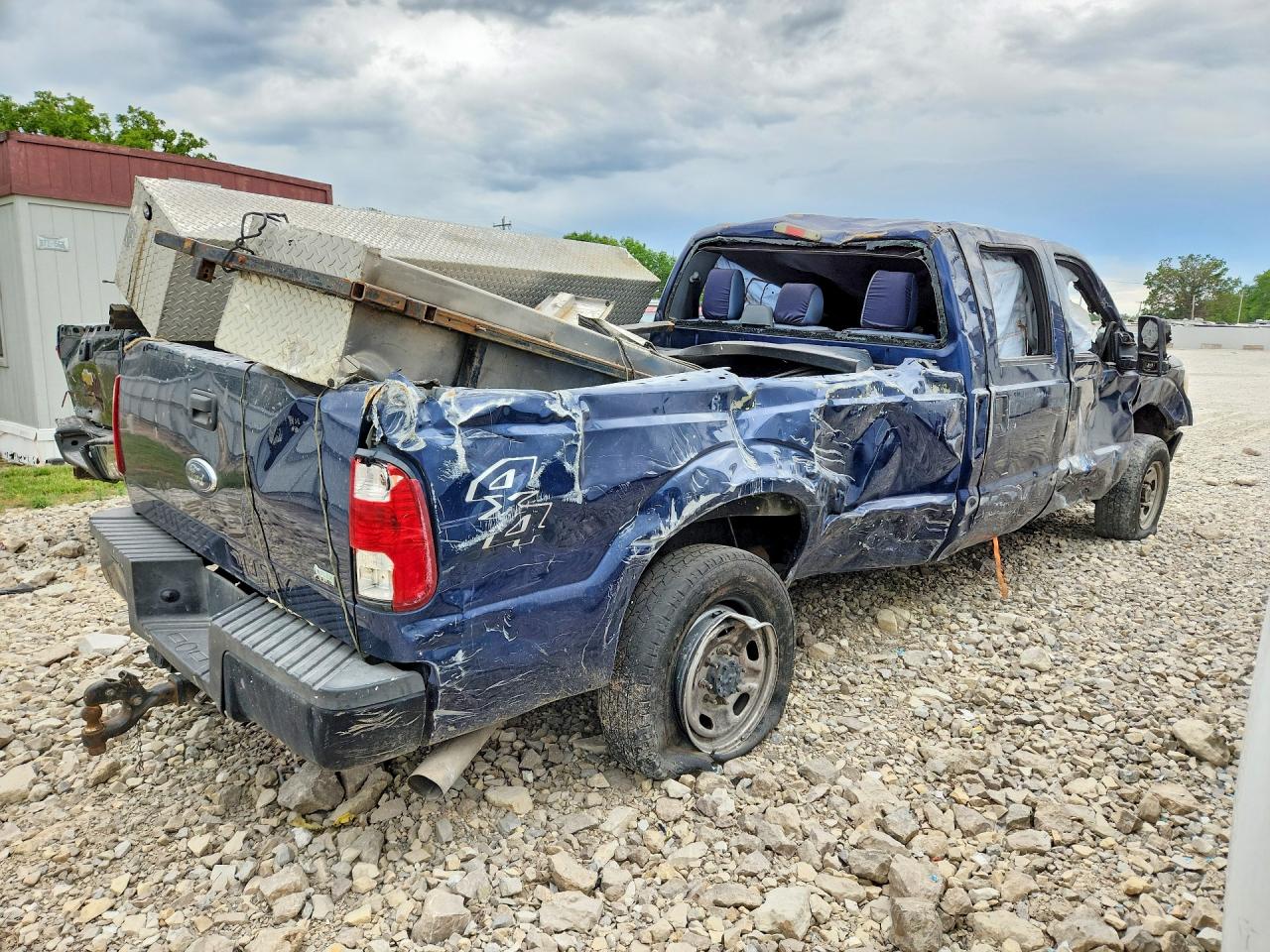2011 Ford F250 Super Duty Синий vin: 1FT7W2B63BEA64808