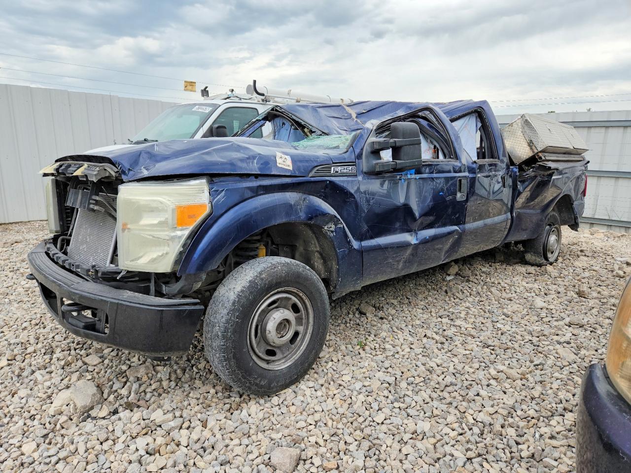 2011 Ford F250 Super Duty Blue vin: 1FT7W2B63BEA64808