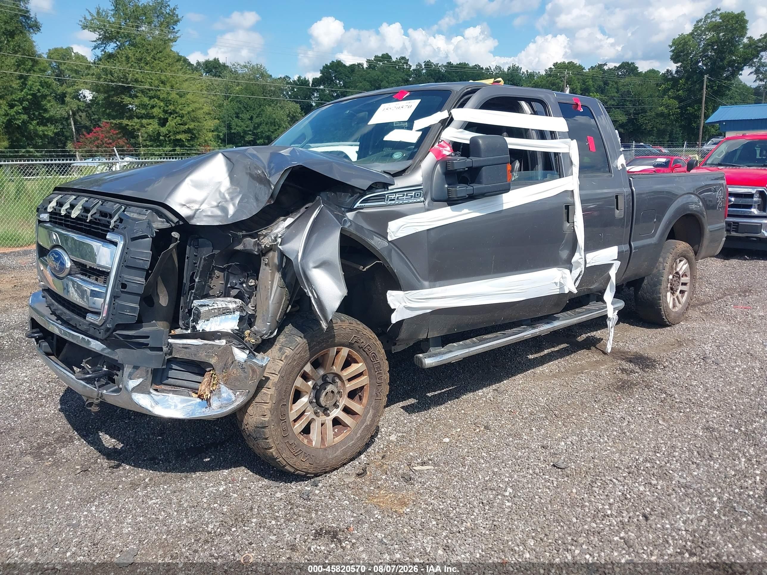 2011 Ford F-250 Xlt Gray vin: 1FT7W2B63BEC16330