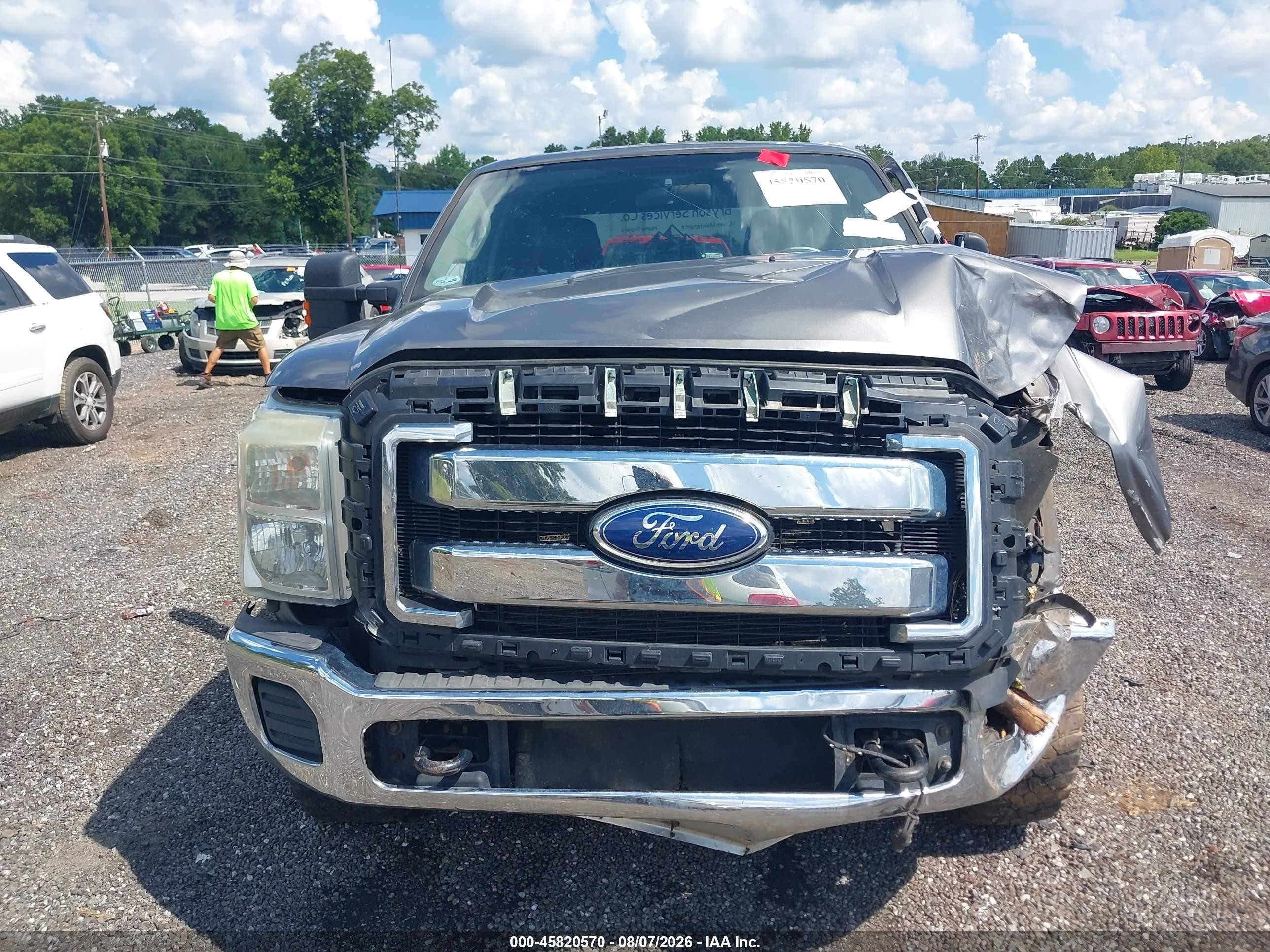 2011 Ford F-250 Xlt Gray vin: 1FT7W2B63BEC16330