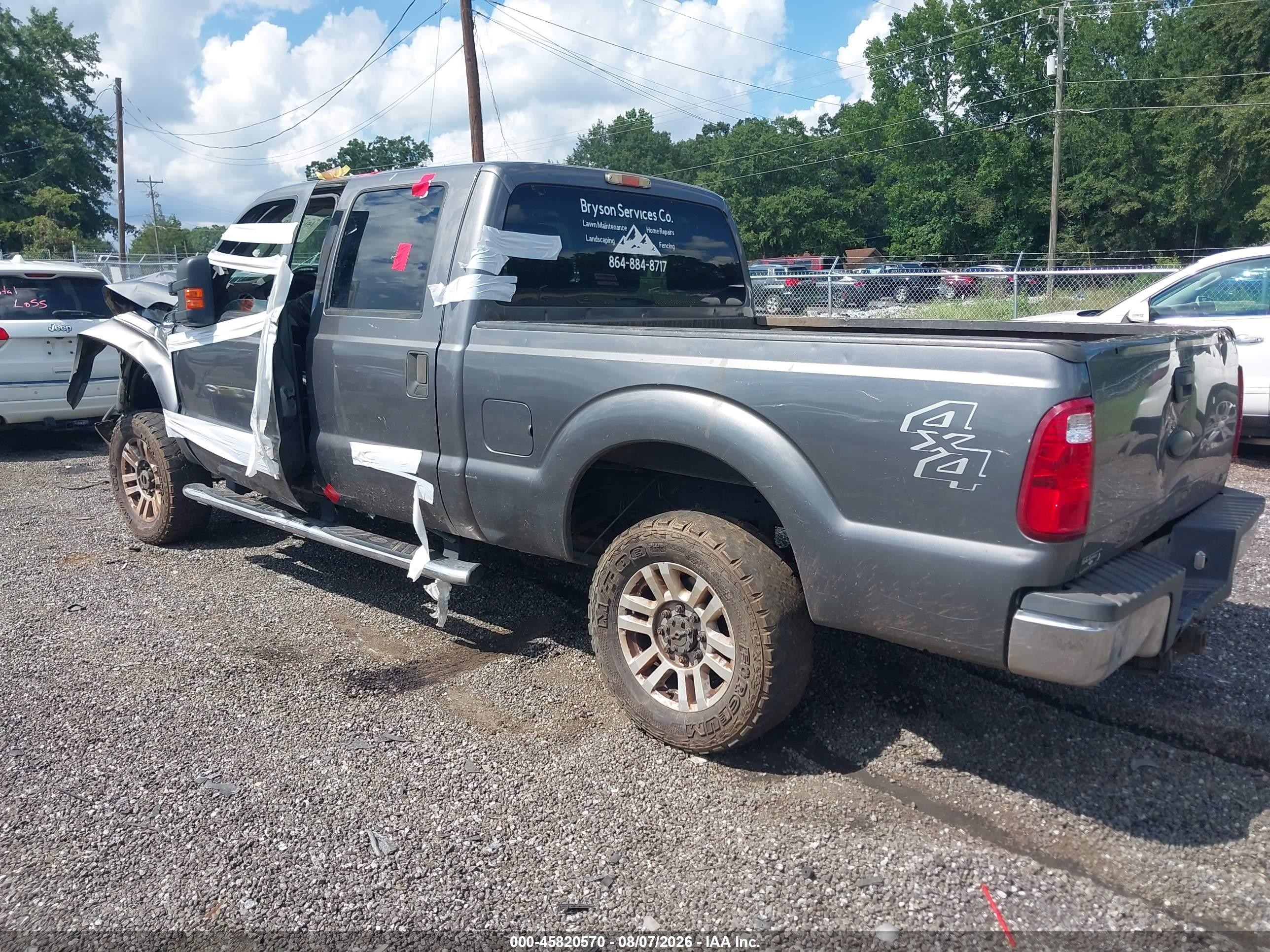 2011 Ford F-250 Xlt Gray vin: 1FT7W2B63BEC16330