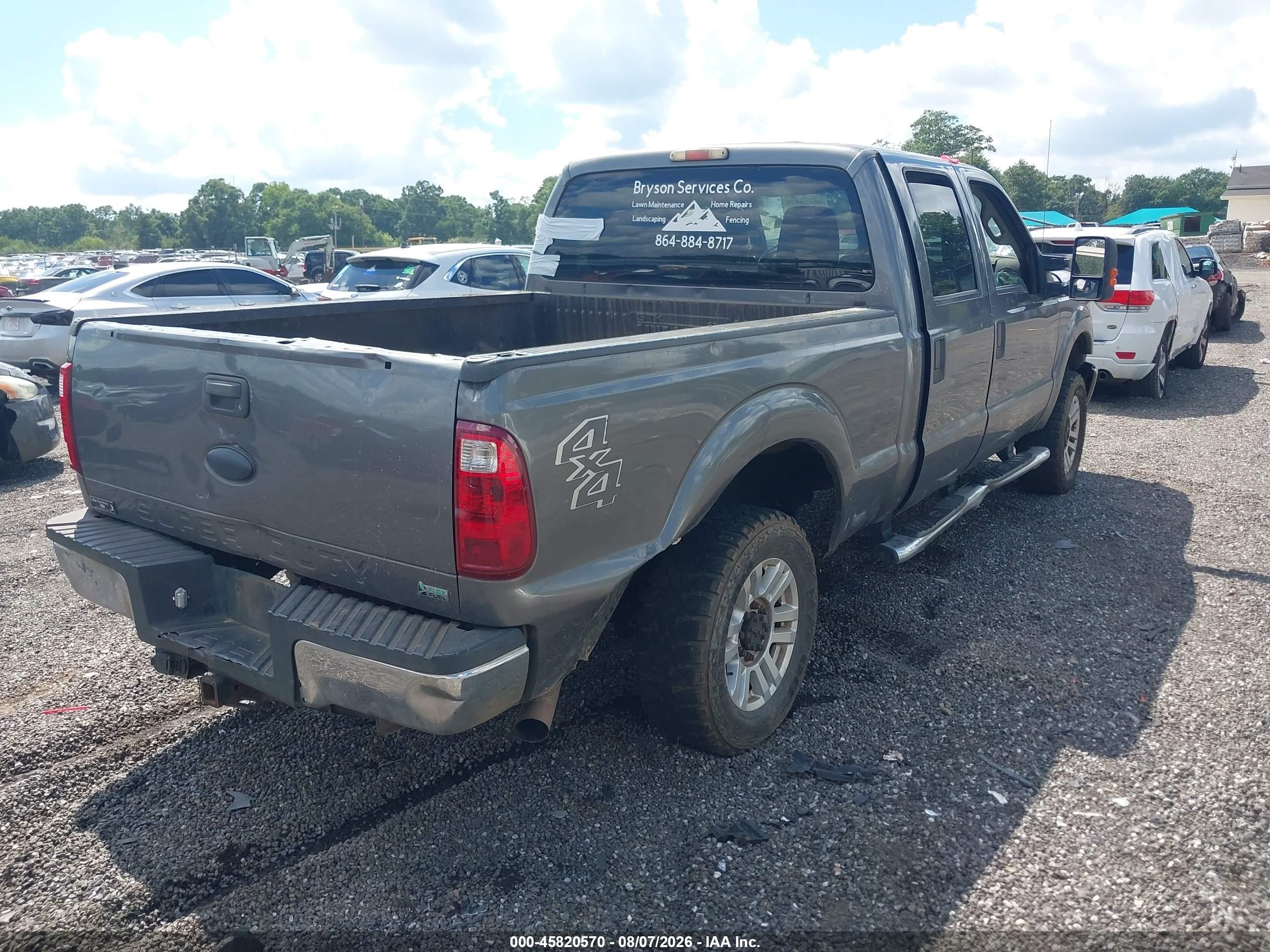 2011 Ford F-250 Xlt Gray vin: 1FT7W2B63BEC16330