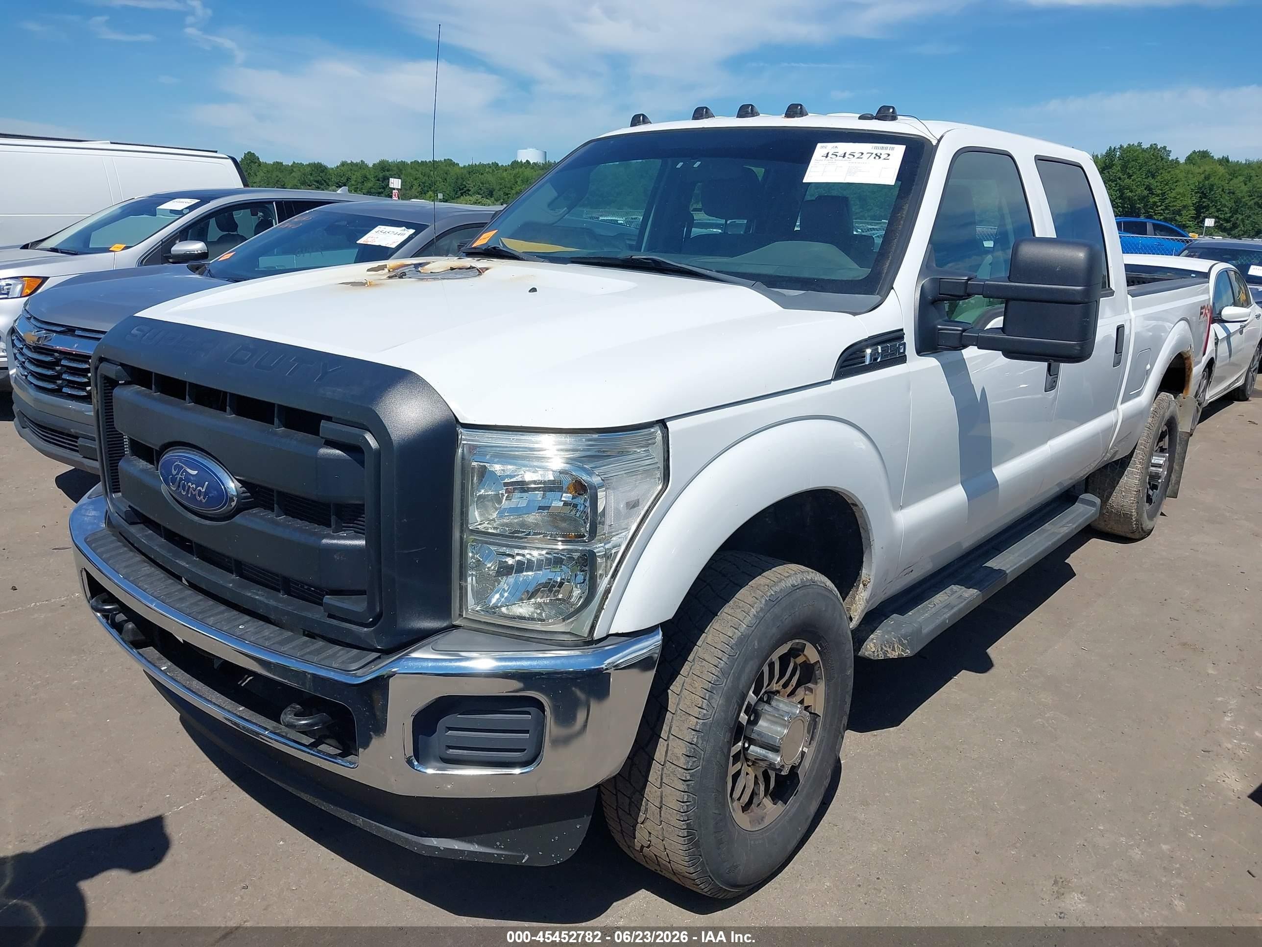 2011 Ford Super Duty F-250 Srw King Ranch/lariat/xl/xlt White vin: 1FT7W2B63BED10773
